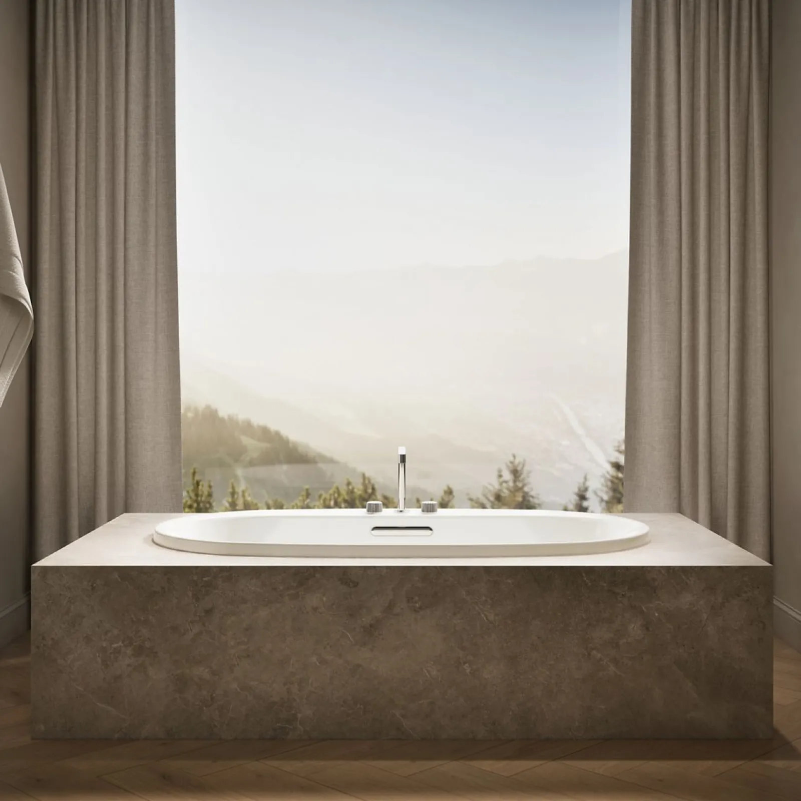 65-1/2" x 35-3/4" drop-in bath^Kohler Best