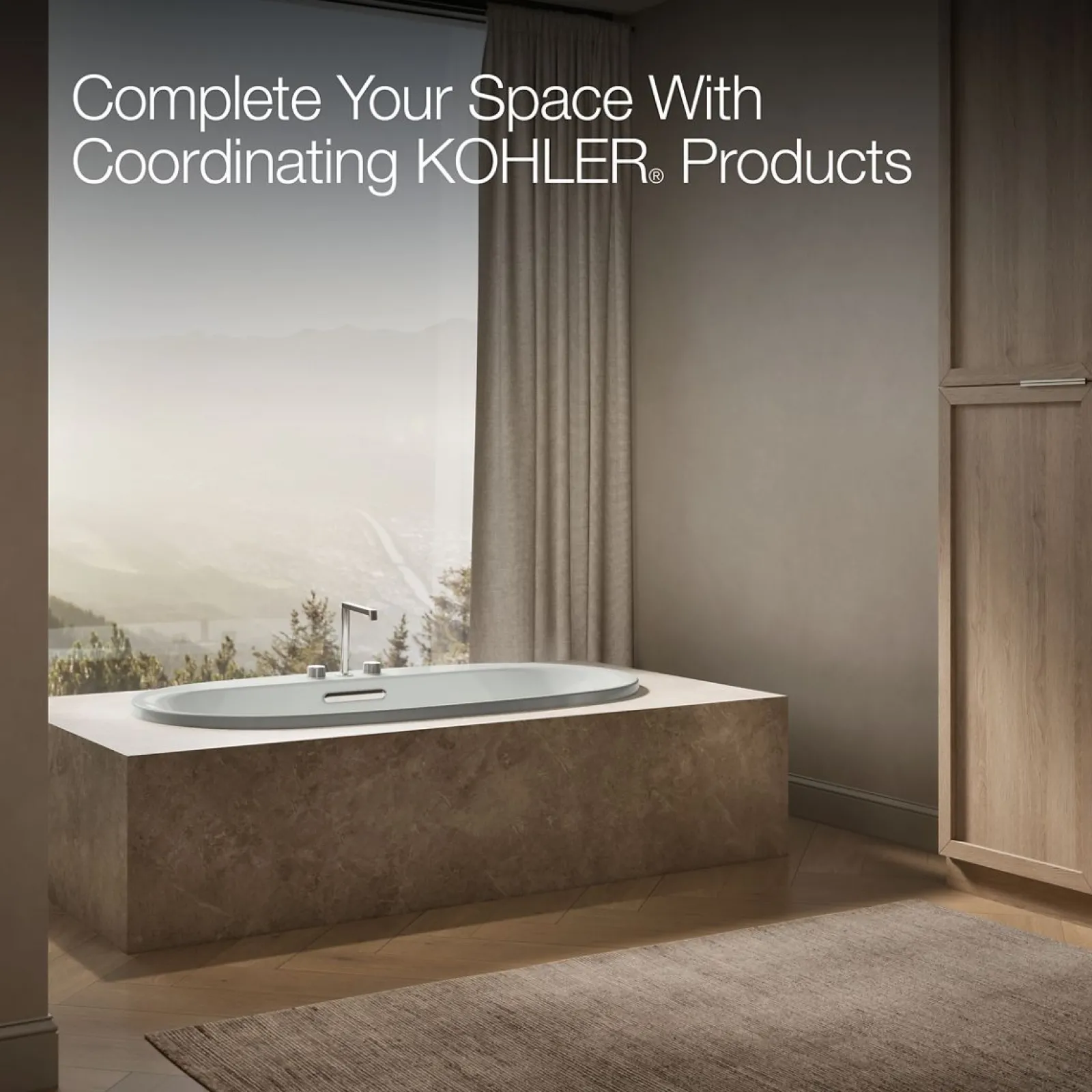 65-1/2" x 35-3/4" drop-in bath^Kohler Best