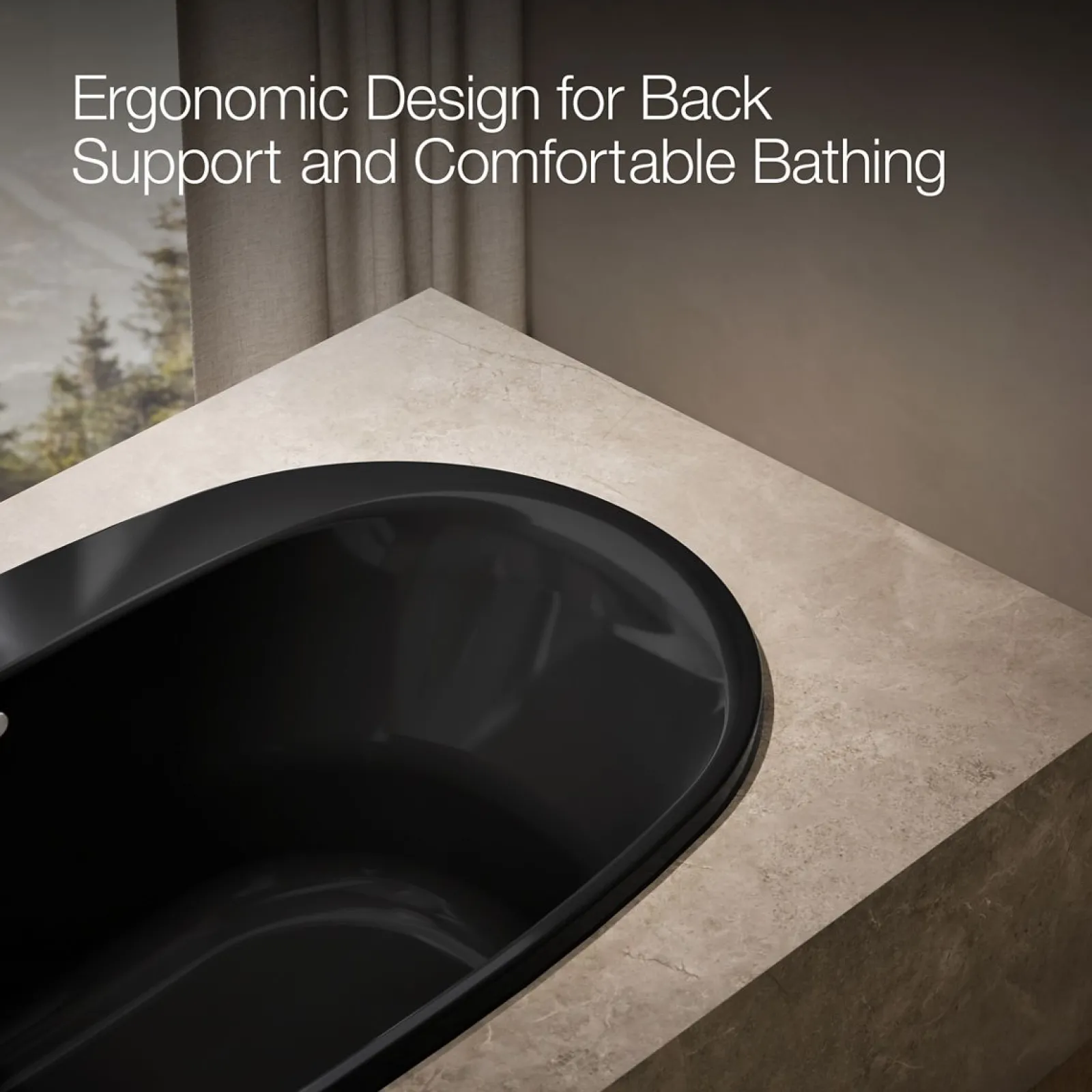 65-1/2" x 35-3/4" drop-in bath^Kohler Best