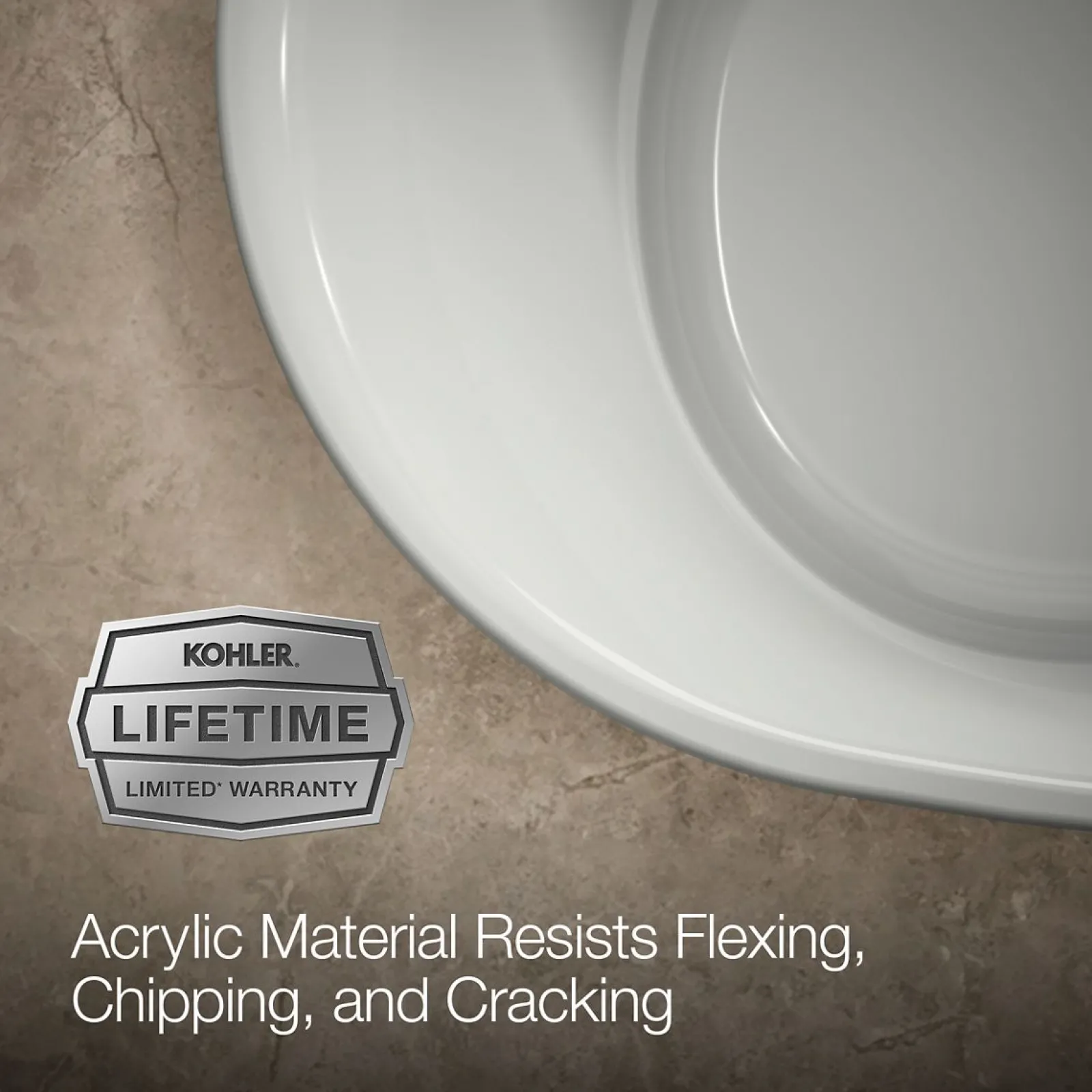 65-1/2" x 35-3/4" drop-in bath^Kohler Best
