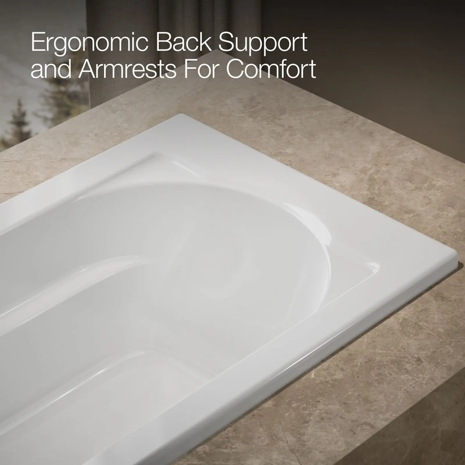 60" x 32" drop-in bath^Kohler Hot