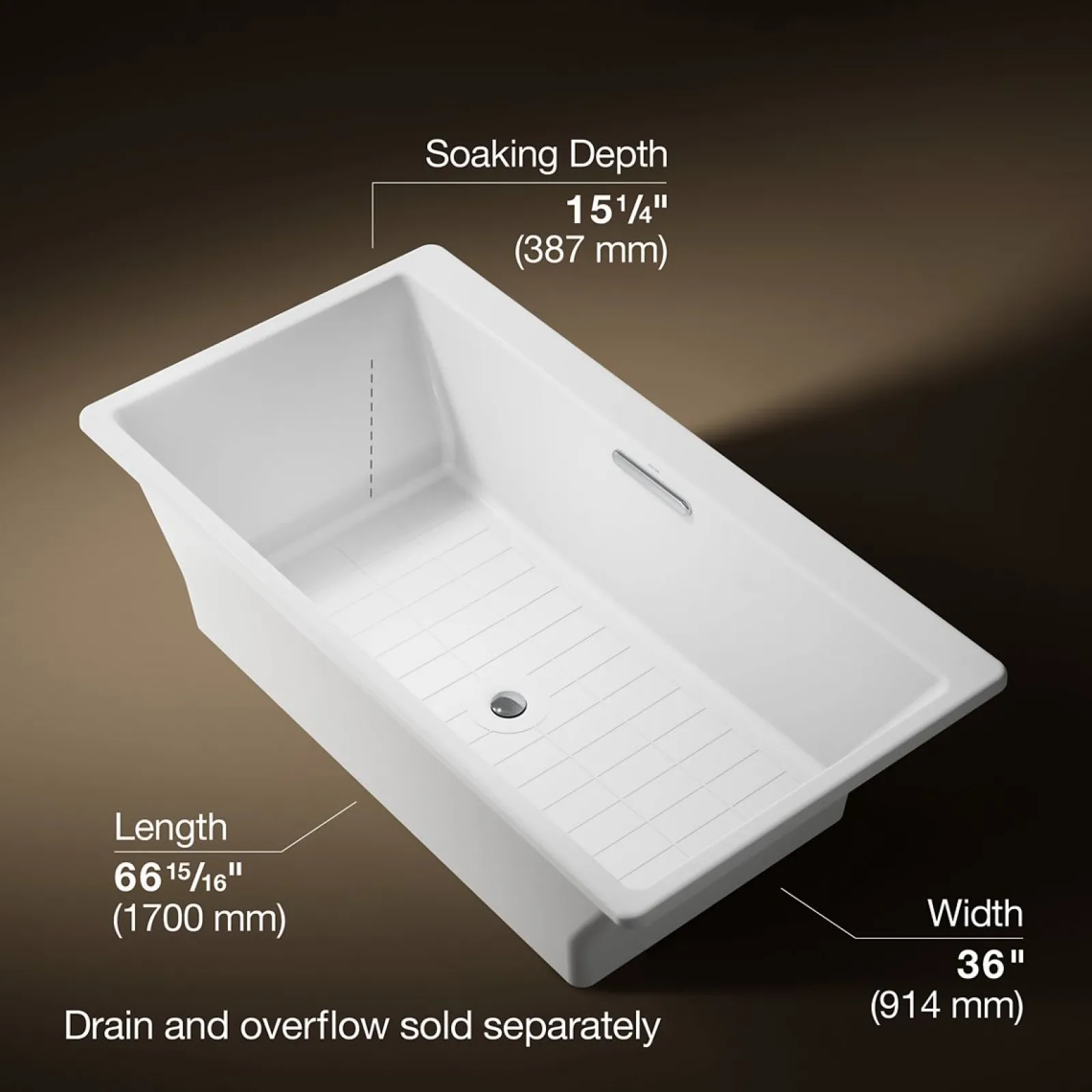 67" x 36" drop-in bath^Kohler Online
