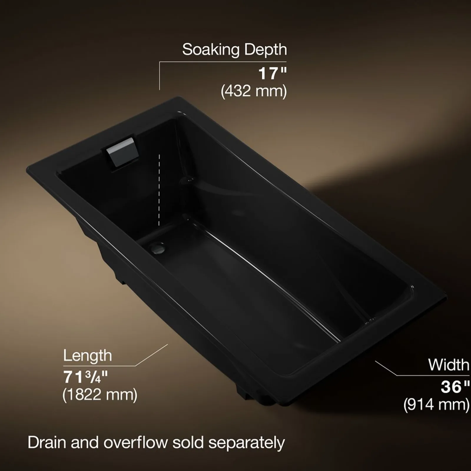71-3/4" x 36" drop-in bath^Kohler Clearance