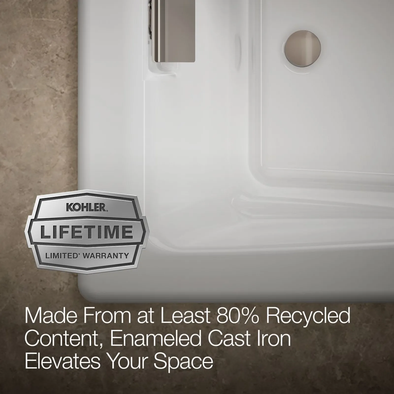 71-3/4" x 36" drop-in bath^Kohler Clearance