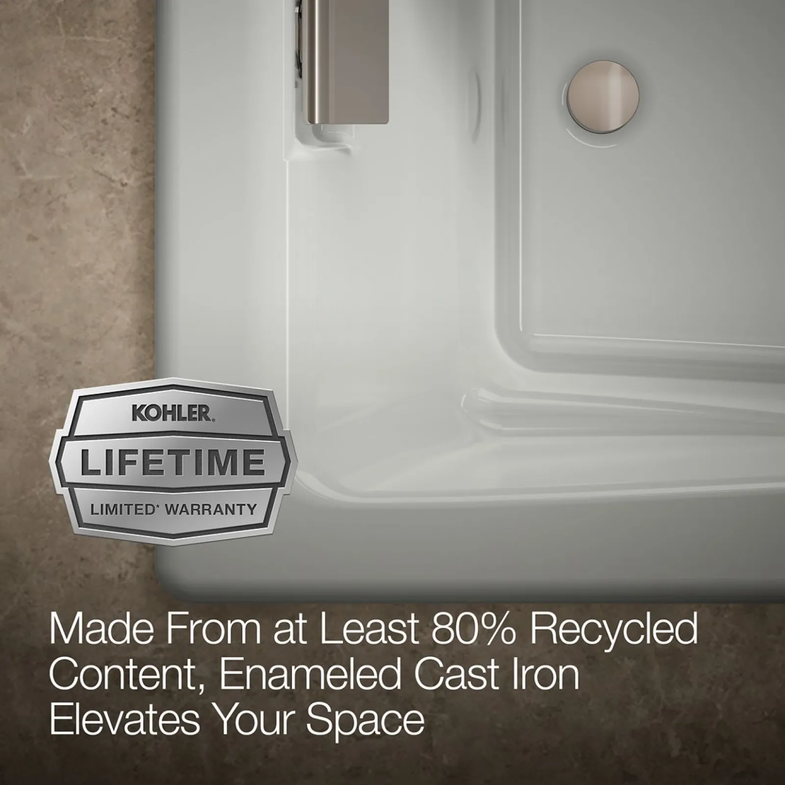 71-3/4" x 36" drop-in bath^Kohler Clearance