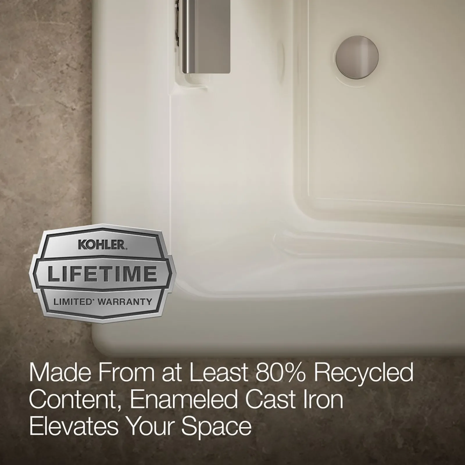 71-3/4" x 36" drop-in bath^Kohler Clearance