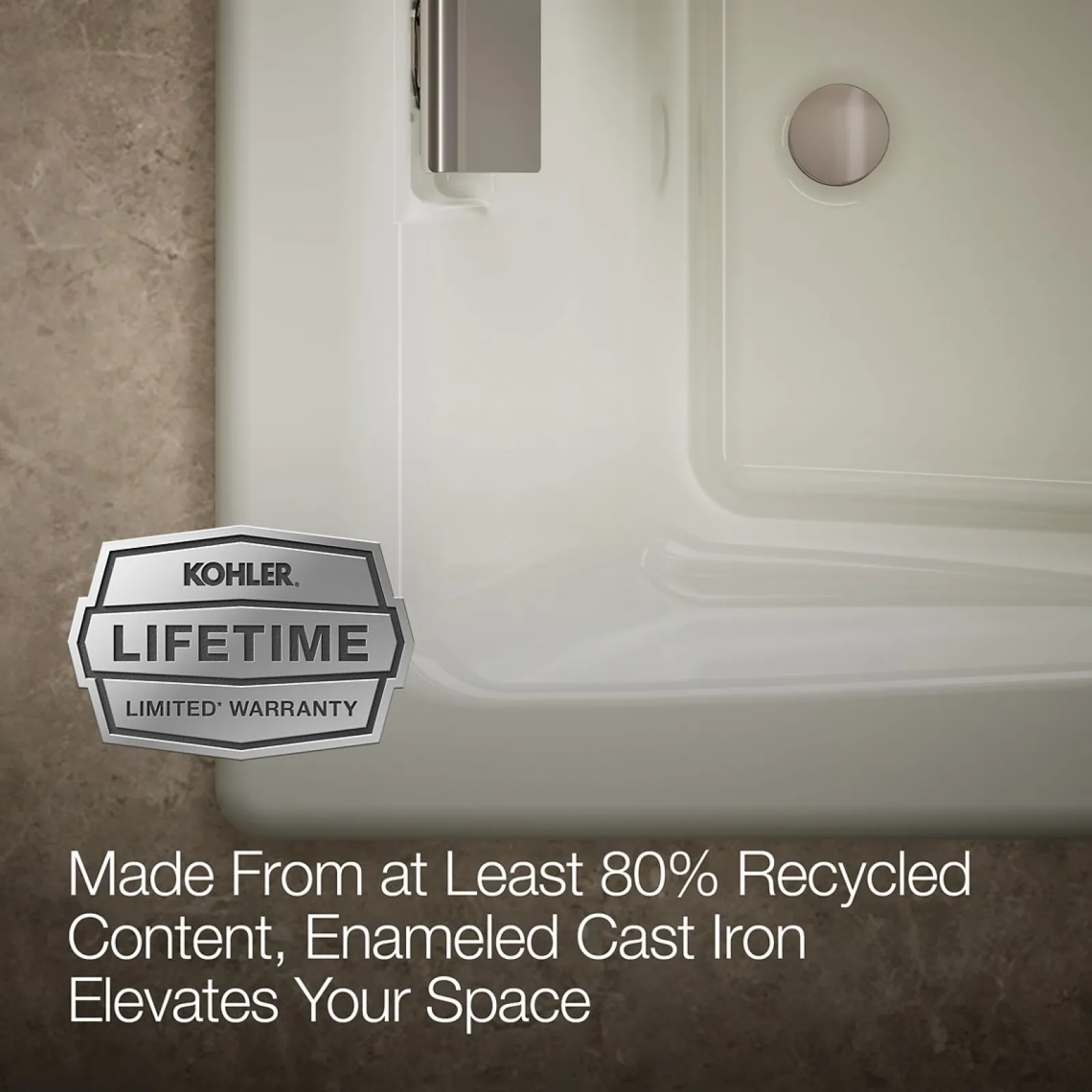 71-3/4" x 36" drop-in bath^Kohler Clearance