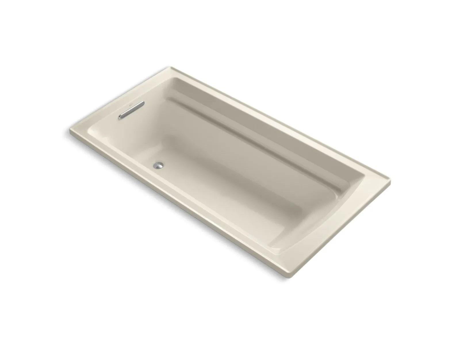 72" x 36" drop-in bath with Bask® heated surface^Kohler Best