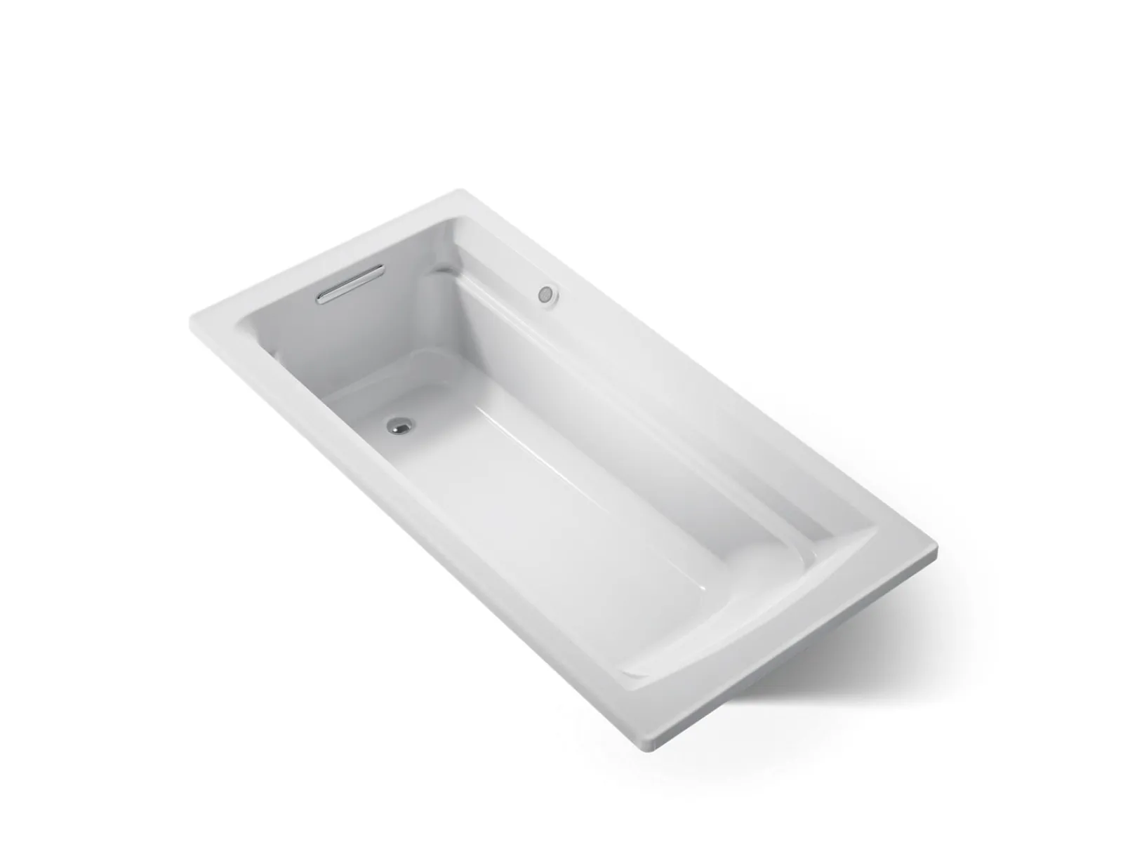 72" x 36" drop-in bath with Bask® heated surface^Kohler Best