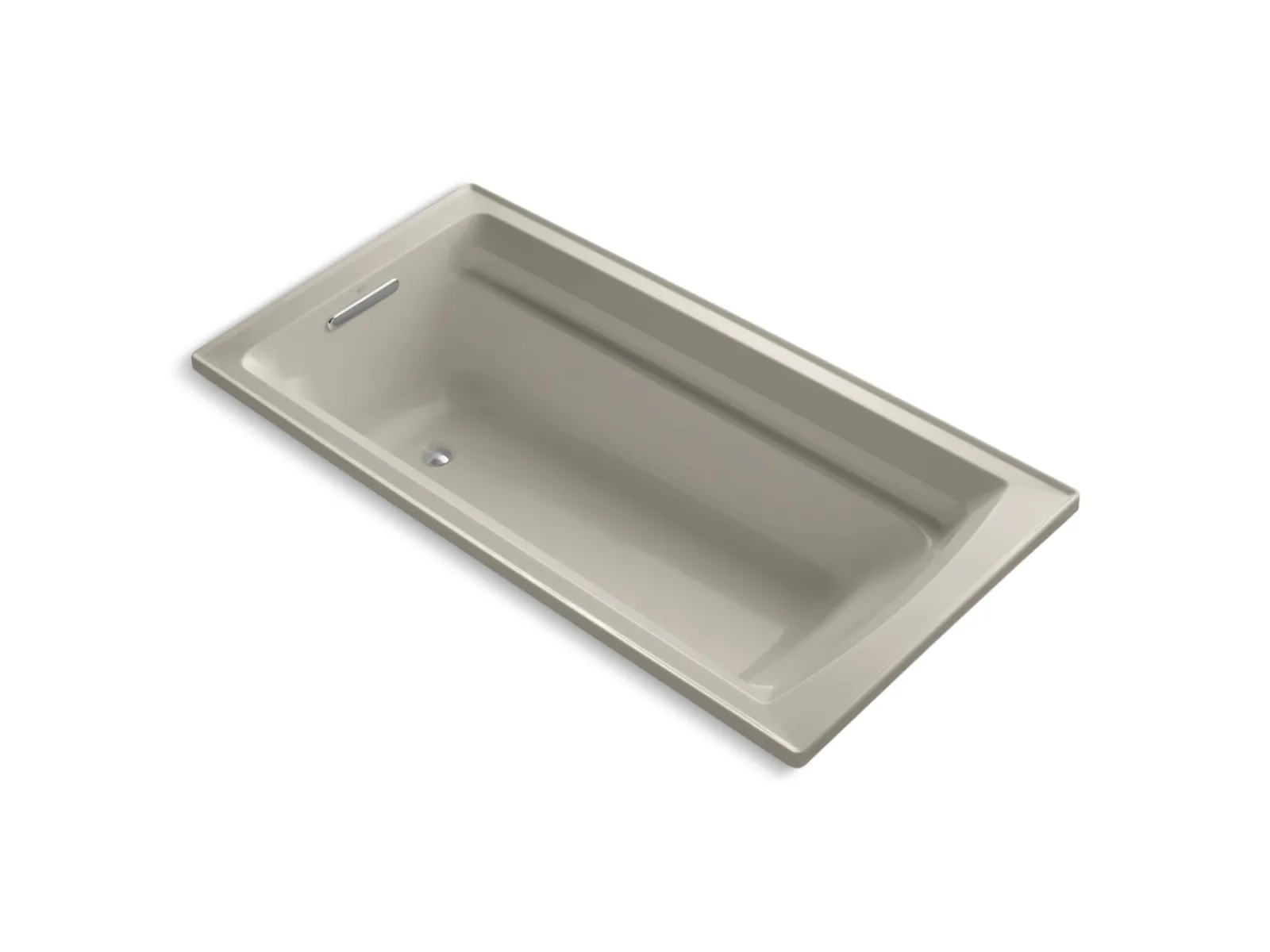 72" x 36" drop-in bath with Bask® heated surface^Kohler Best