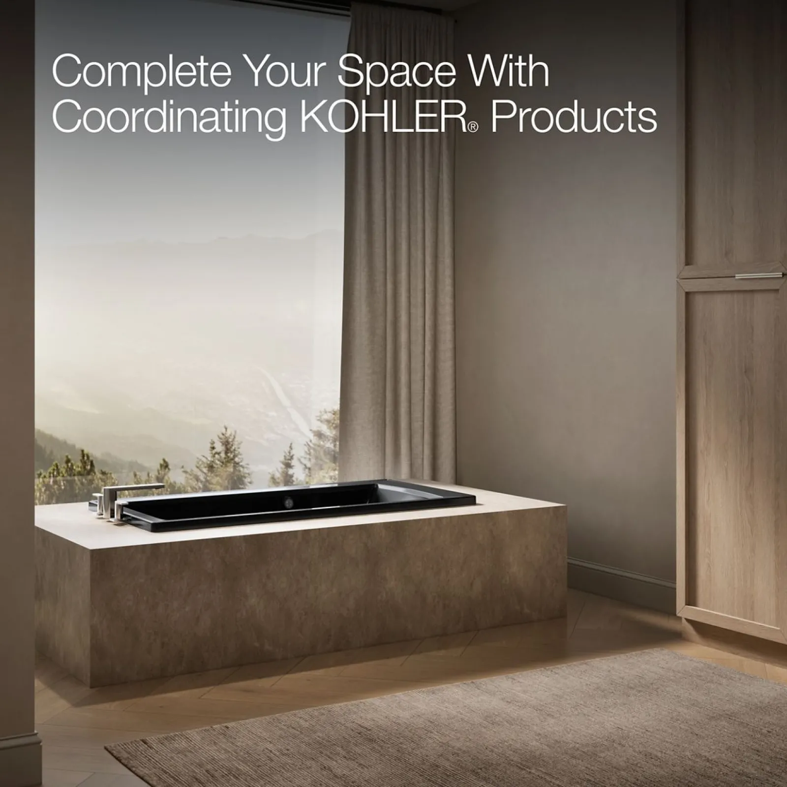 60" x 30" drop-in bath with Bask® heated surface^Kohler Hot