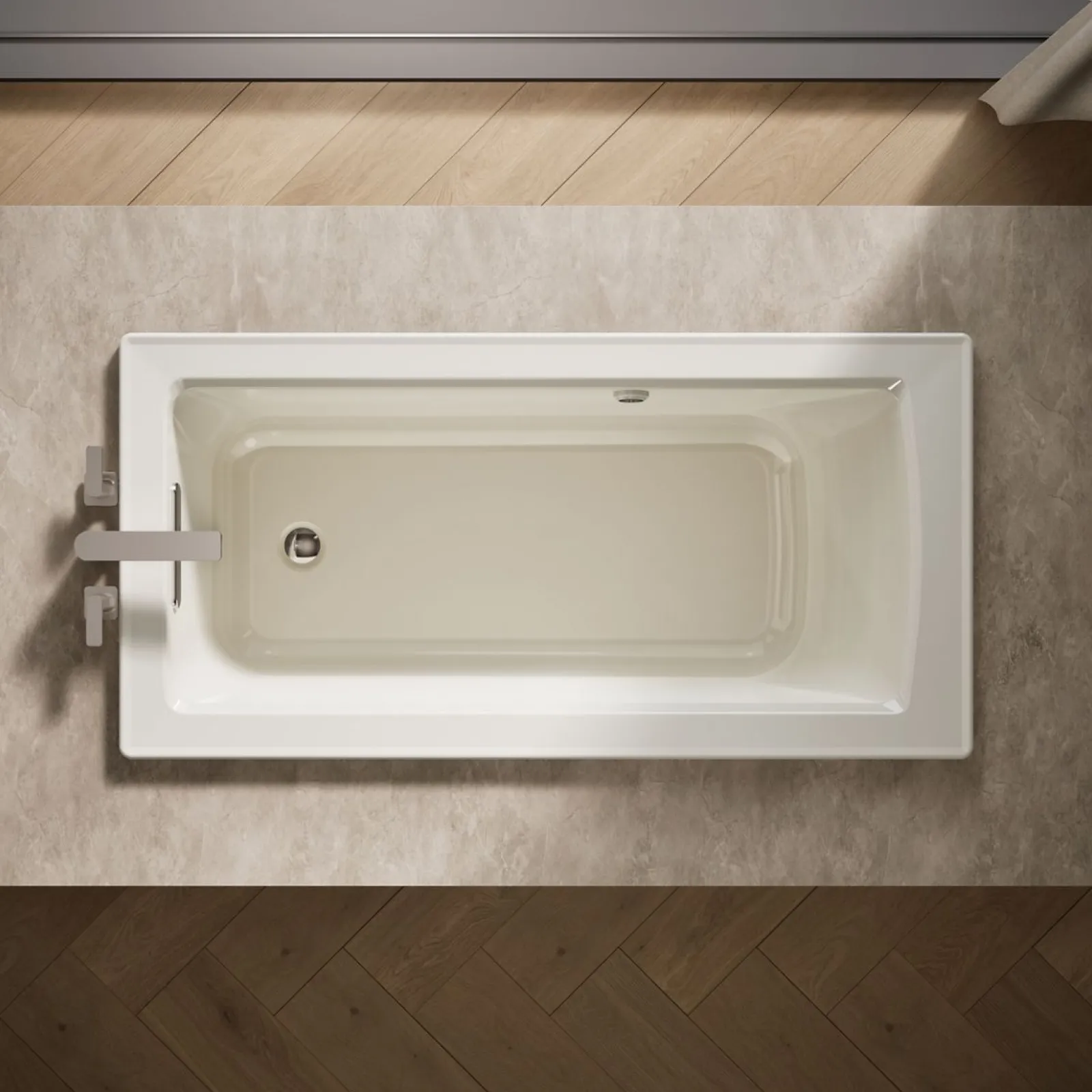 60" x 30" drop-in bath with Bask® heated surface^Kohler Hot