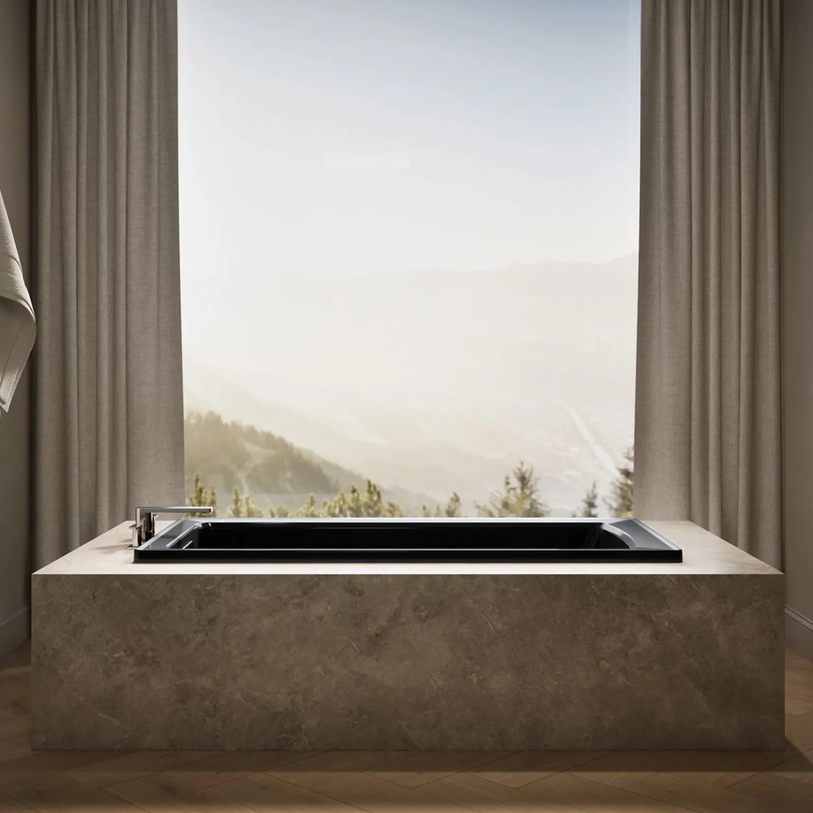66" x 32" drop-in bath with Bask® heated surface^Kohler New