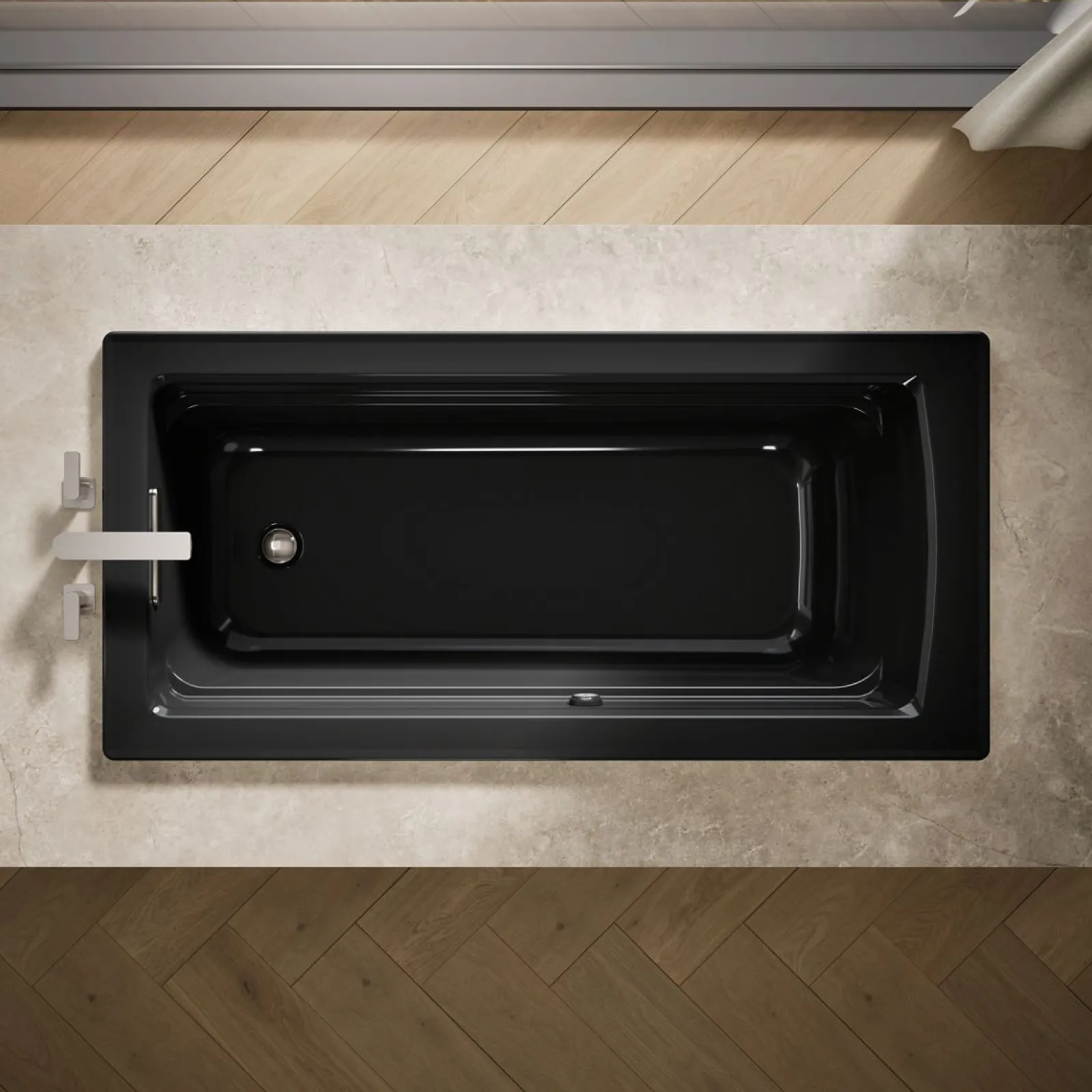 66" x 32" drop-in bath with Bask® heated surface^Kohler New