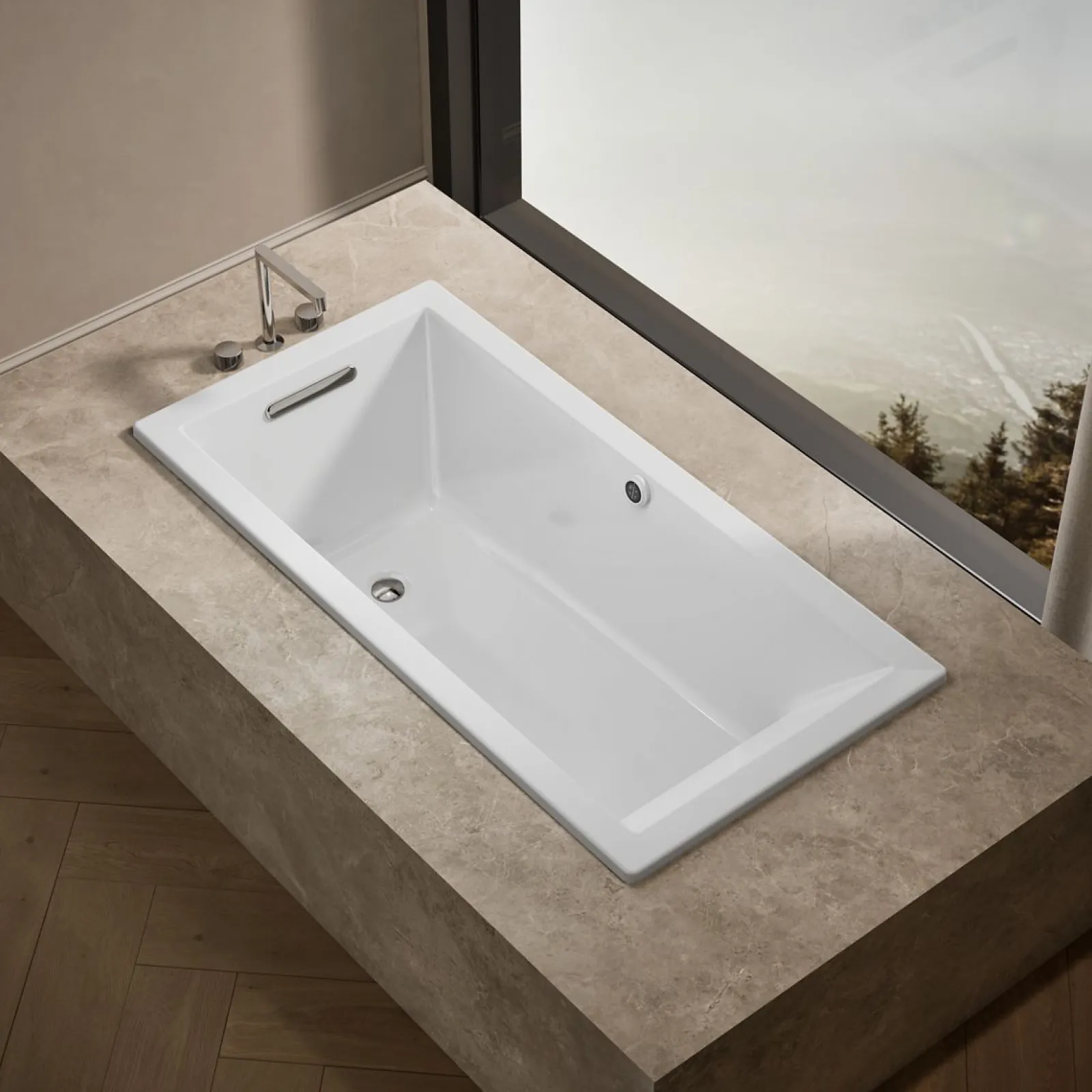 60" x 30" drop-in bath with Bask® heated surface^Kohler Sale