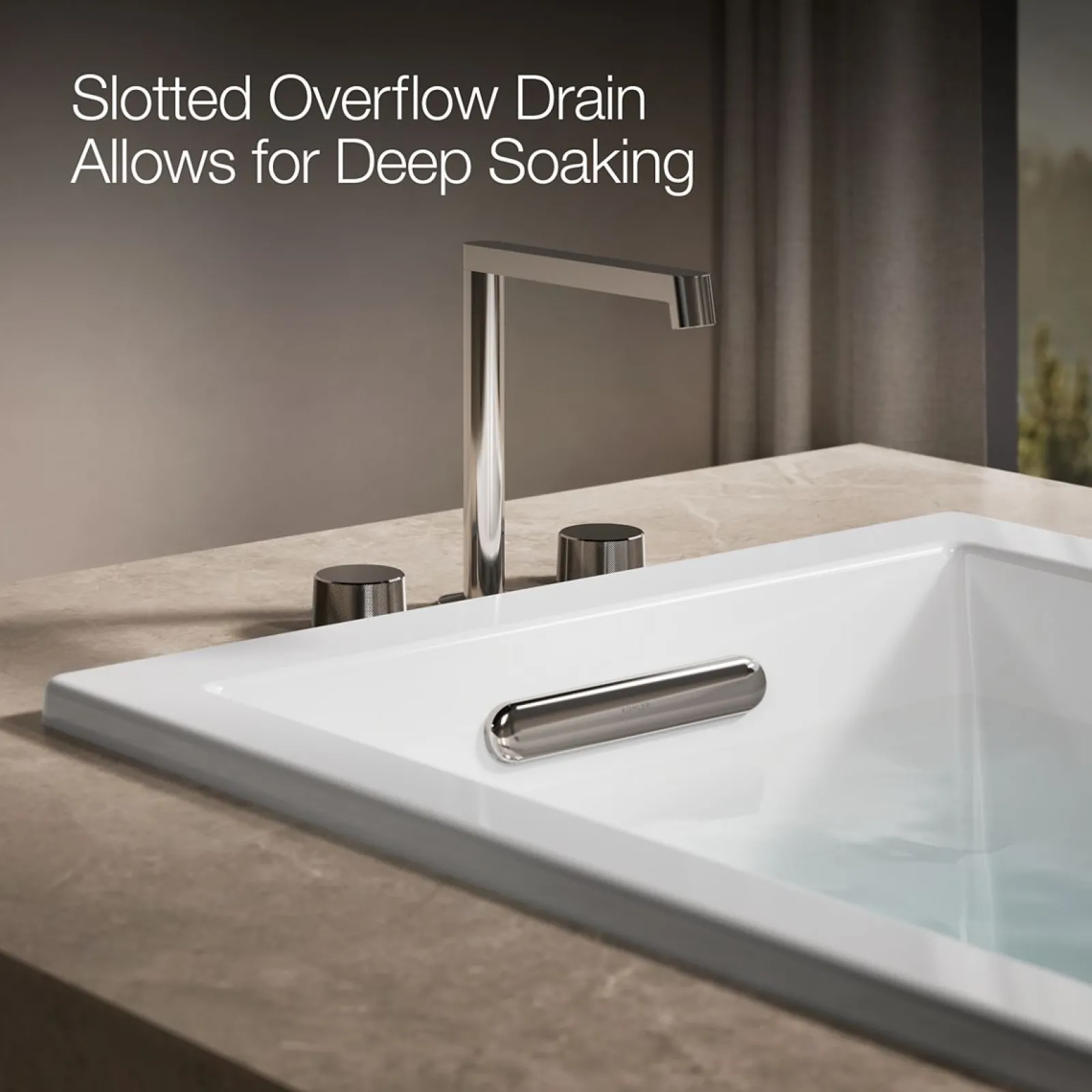 60" x 30" drop-in bath with Bask® heated surface^Kohler Sale