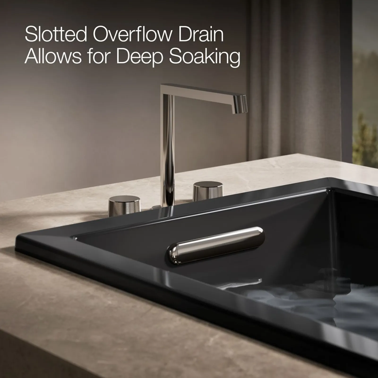 60" x 30" drop-in bath with Bask® heated surface^Kohler Sale