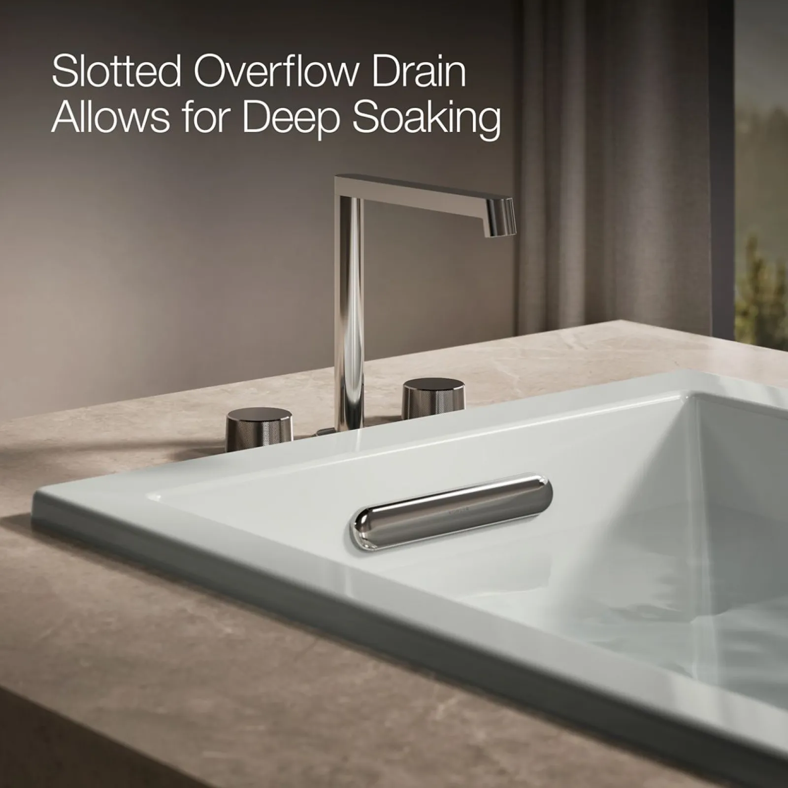 60" x 30" drop-in bath with Bask® heated surface^Kohler Sale