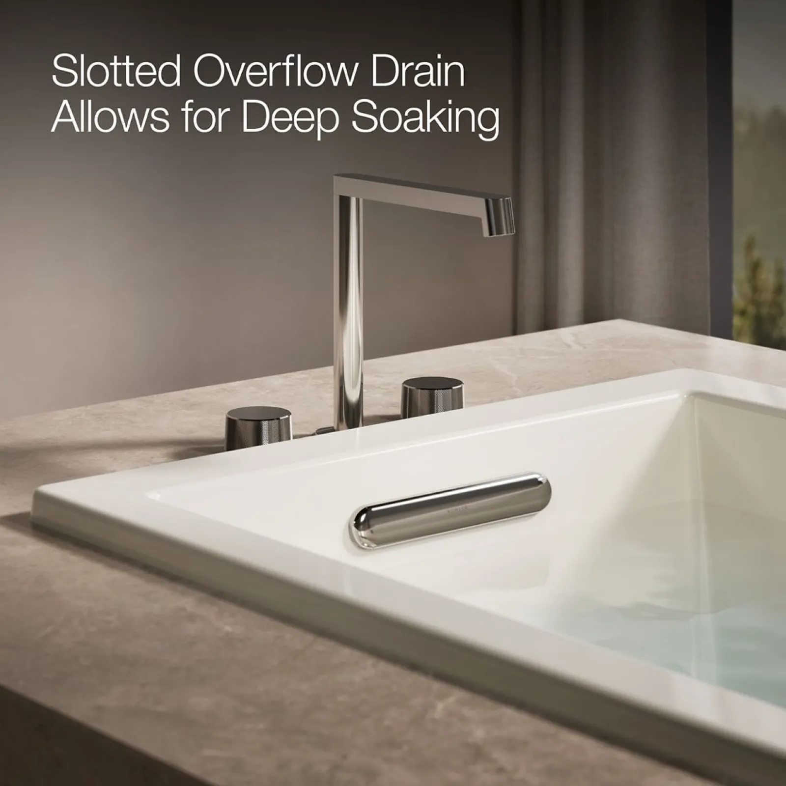 60" x 30" drop-in bath with Bask® heated surface^Kohler Sale