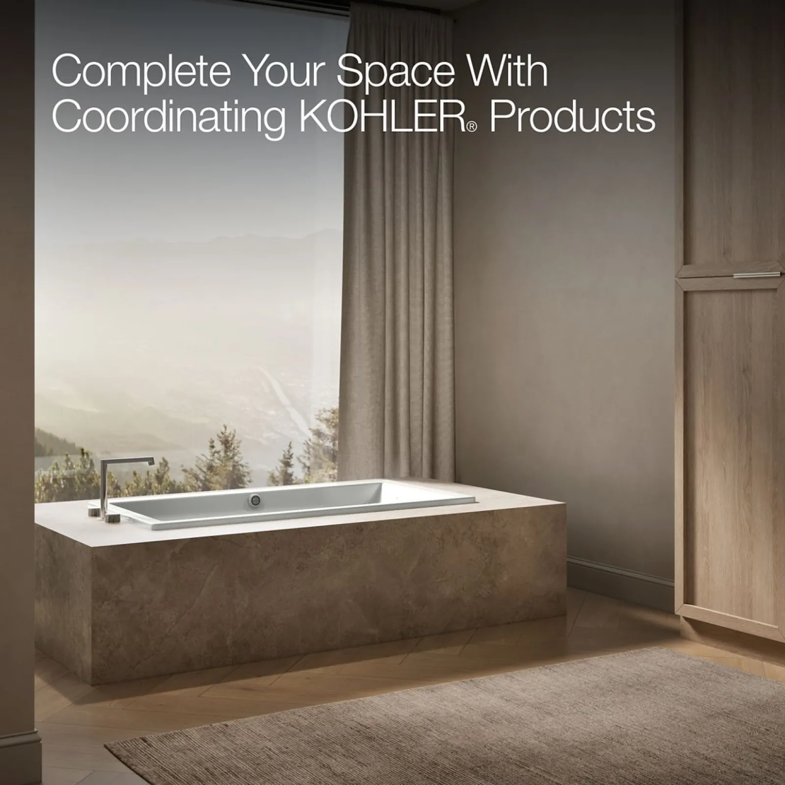 60" x 30" drop-in bath with Bask® heated surface^Kohler Sale