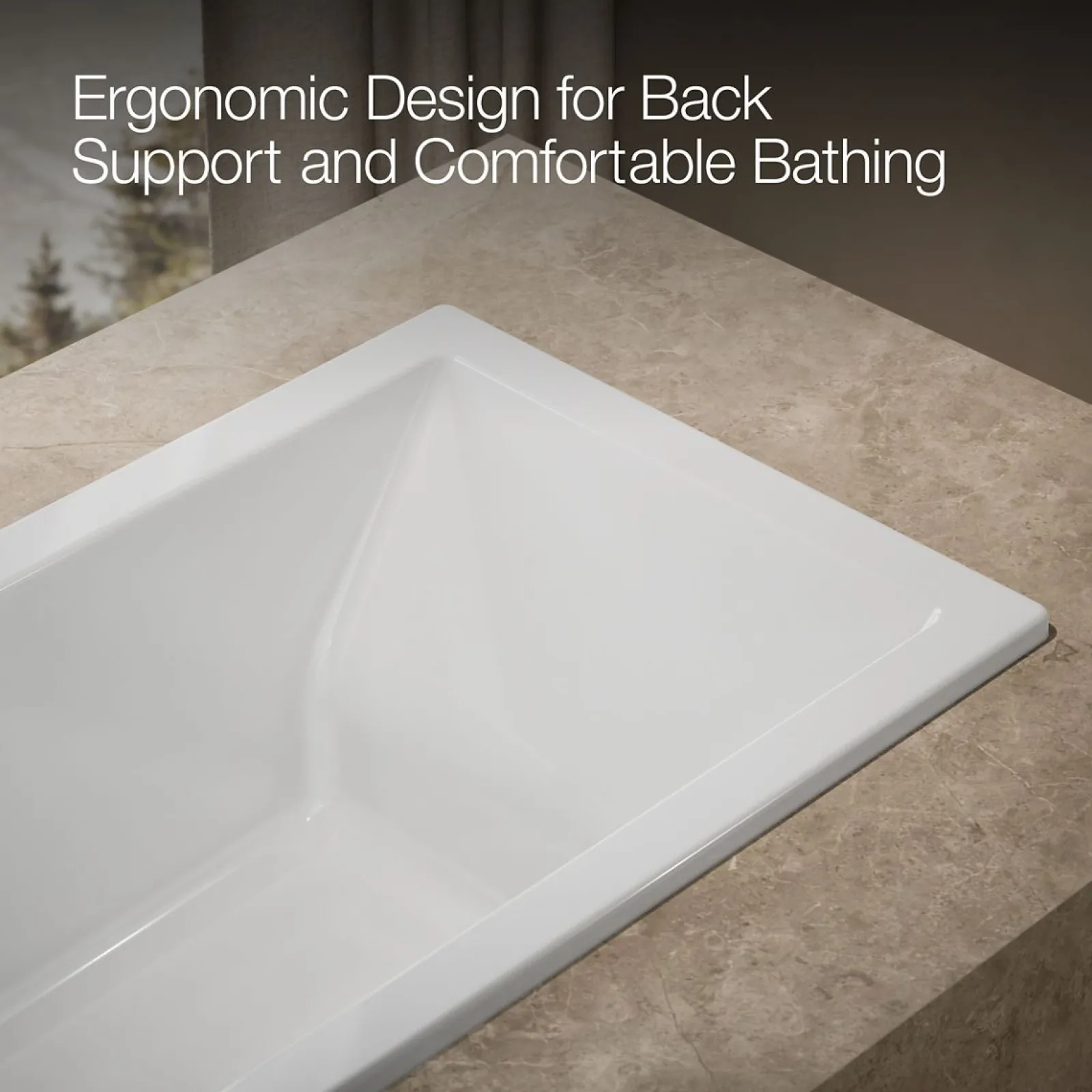 60" x 30" drop-in bath with Bask® heated surface^Kohler Sale