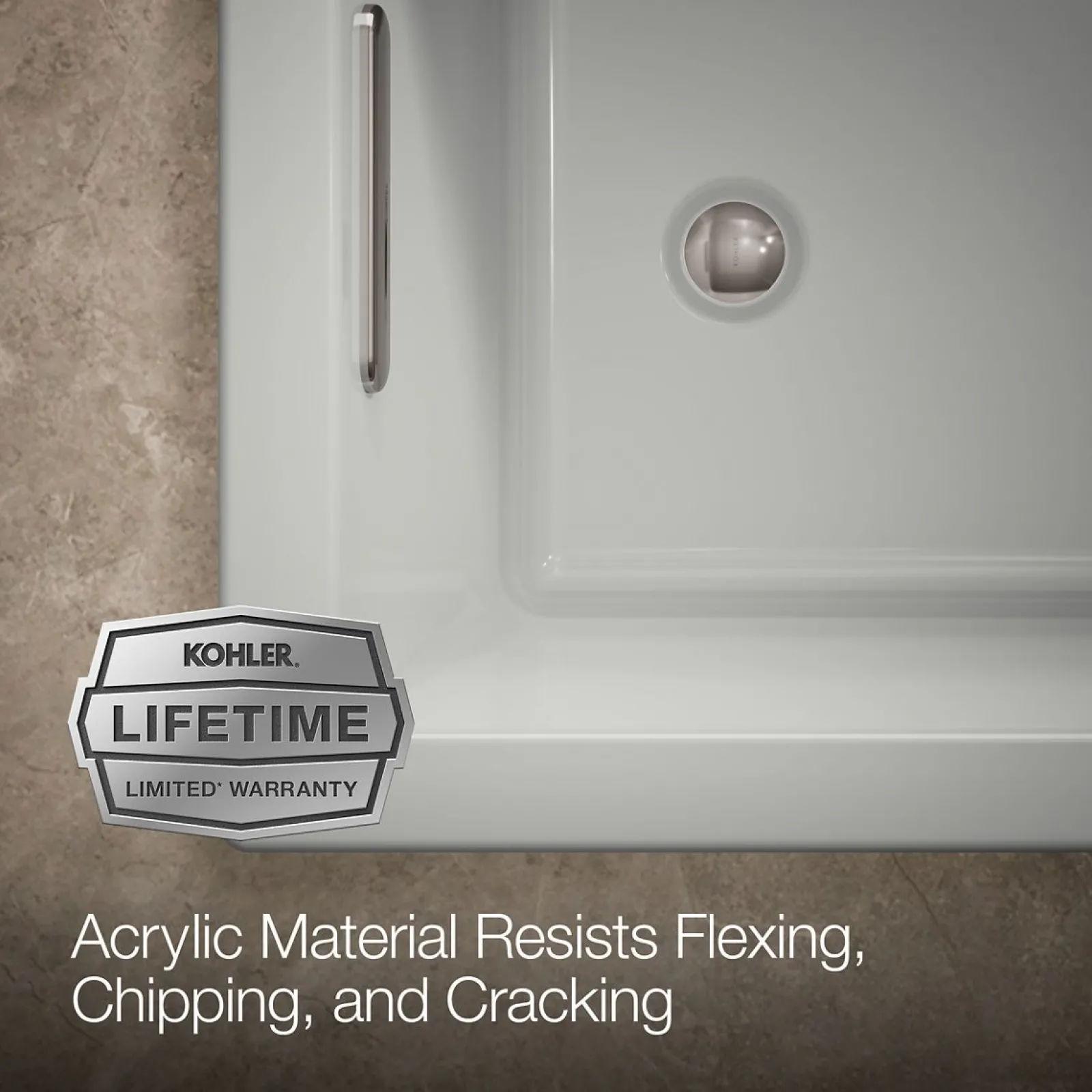 60" x 30" drop-in bath with Bask® heated surface^Kohler Sale