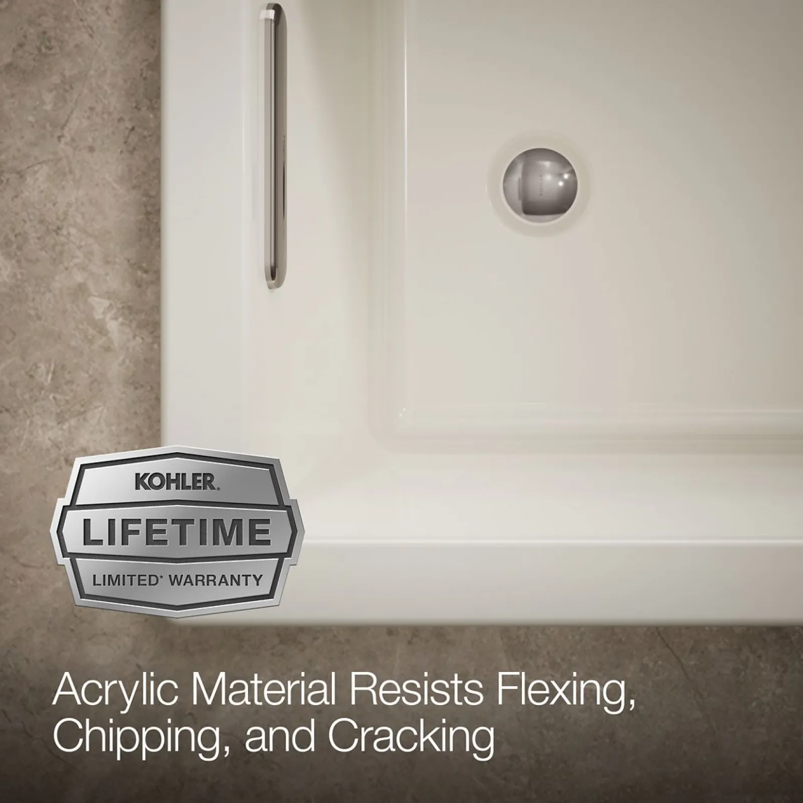 60" x 30" drop-in bath with Bask® heated surface^Kohler Sale