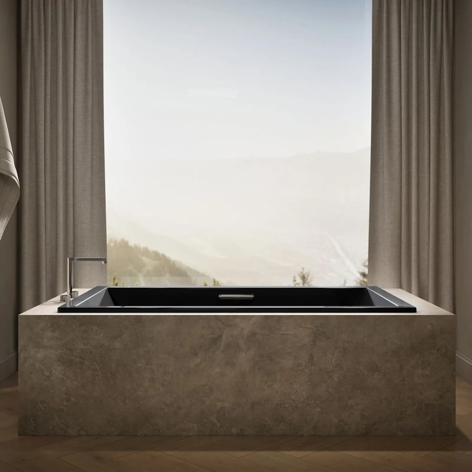 72" x 42" drop-in bath with Bask® heated surface^Kohler Best