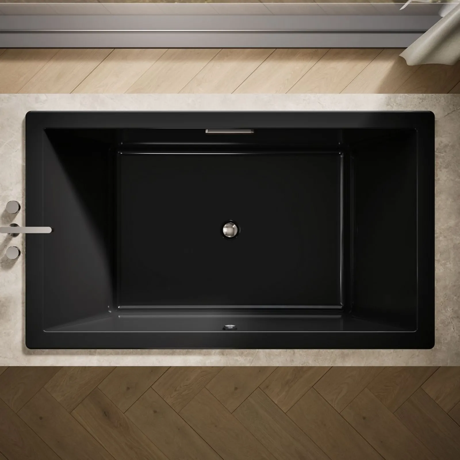 72" x 42" drop-in bath with Bask® heated surface^Kohler Best