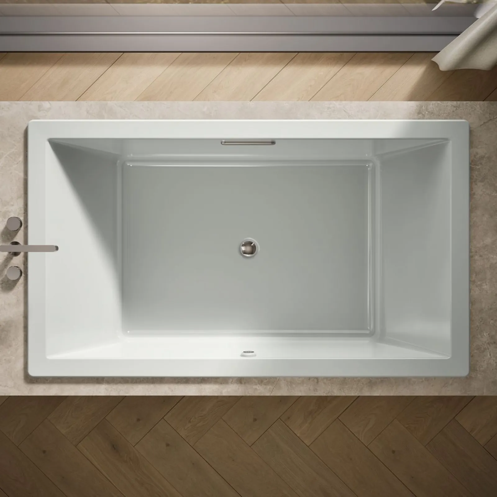 72" x 42" drop-in bath with Bask® heated surface^Kohler Best