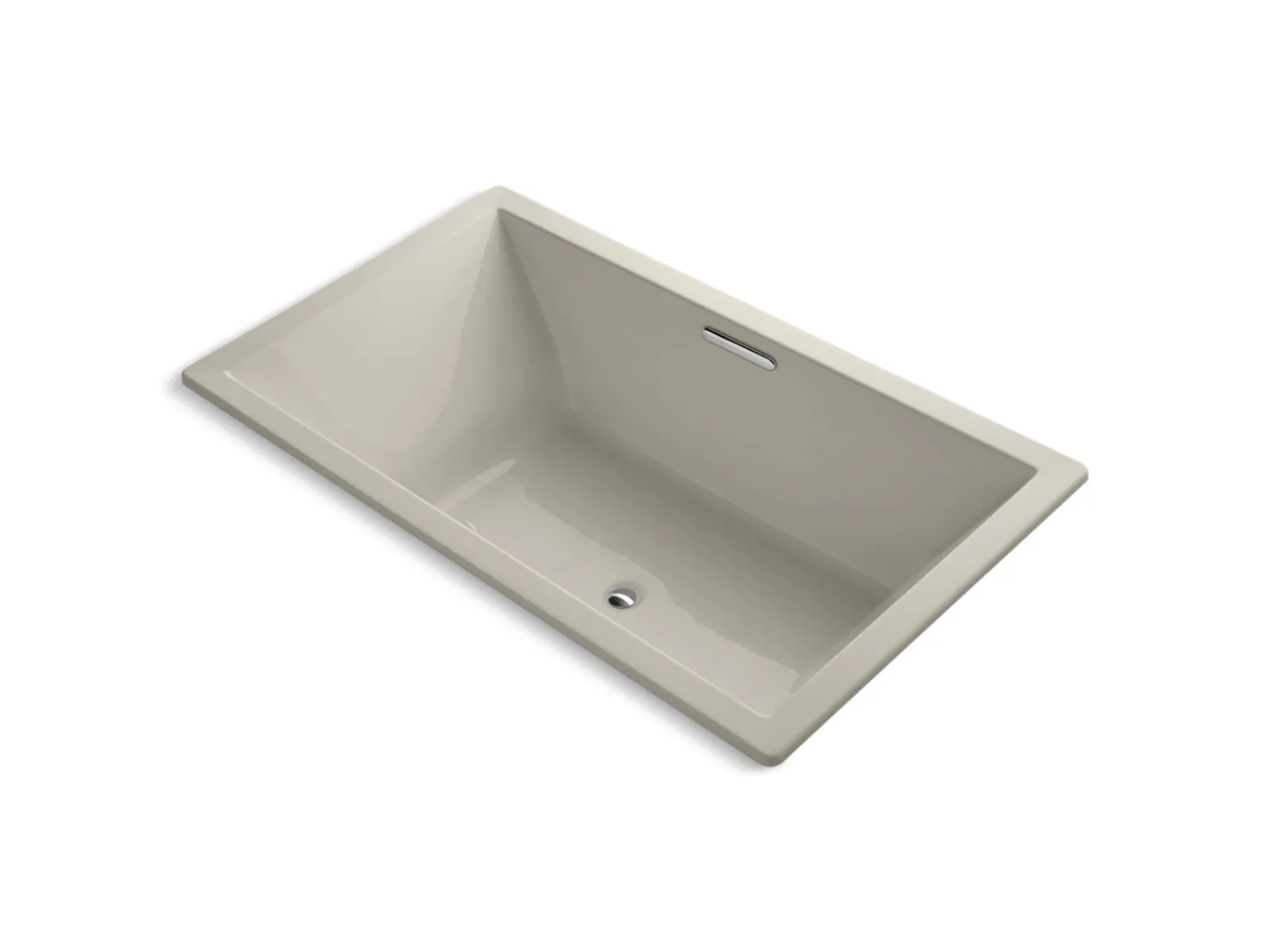 72" x 42" drop-in bath with Bask® heated surface^Kohler Best