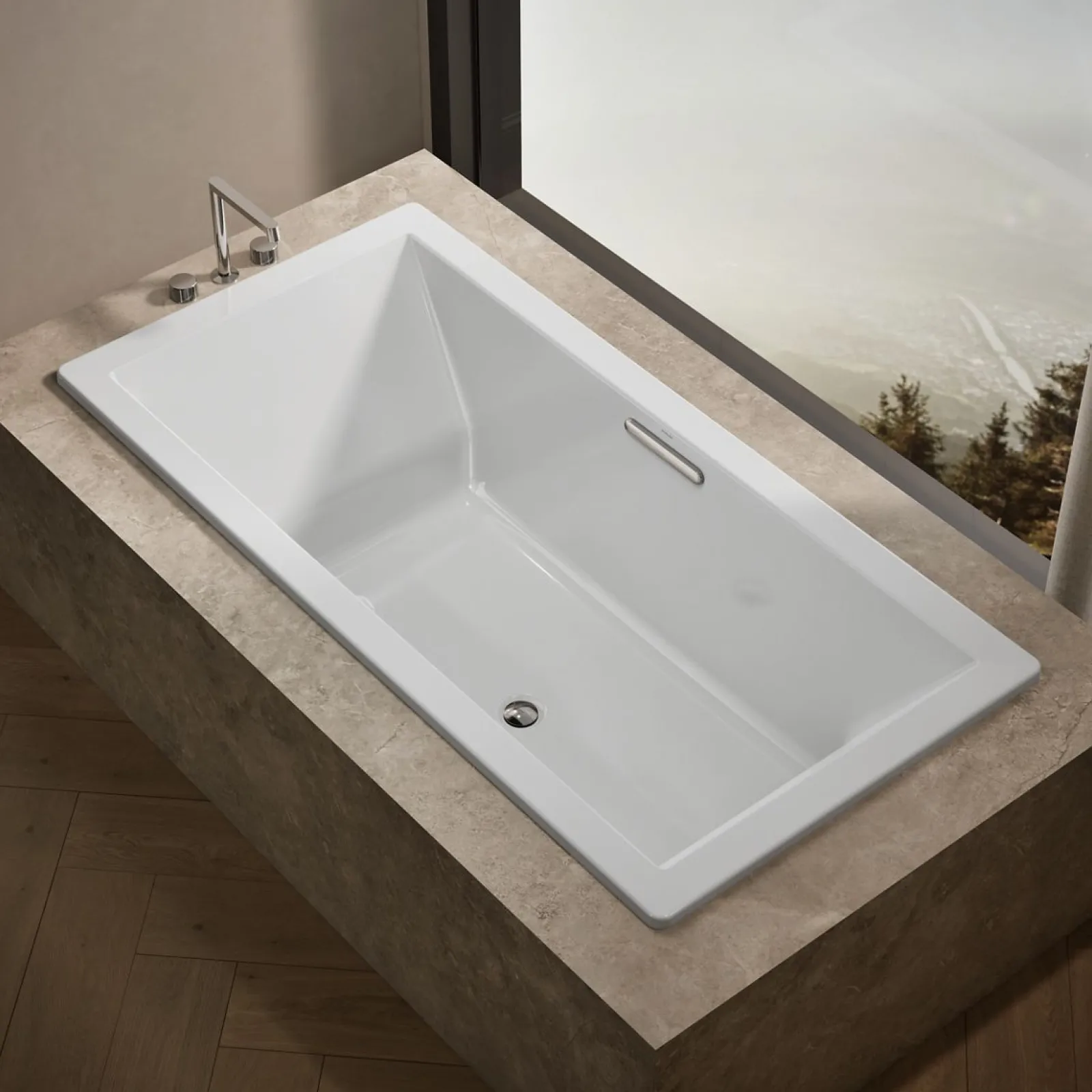 72" x 36" drop-in bath with Bask® heated surface^Kohler Discount