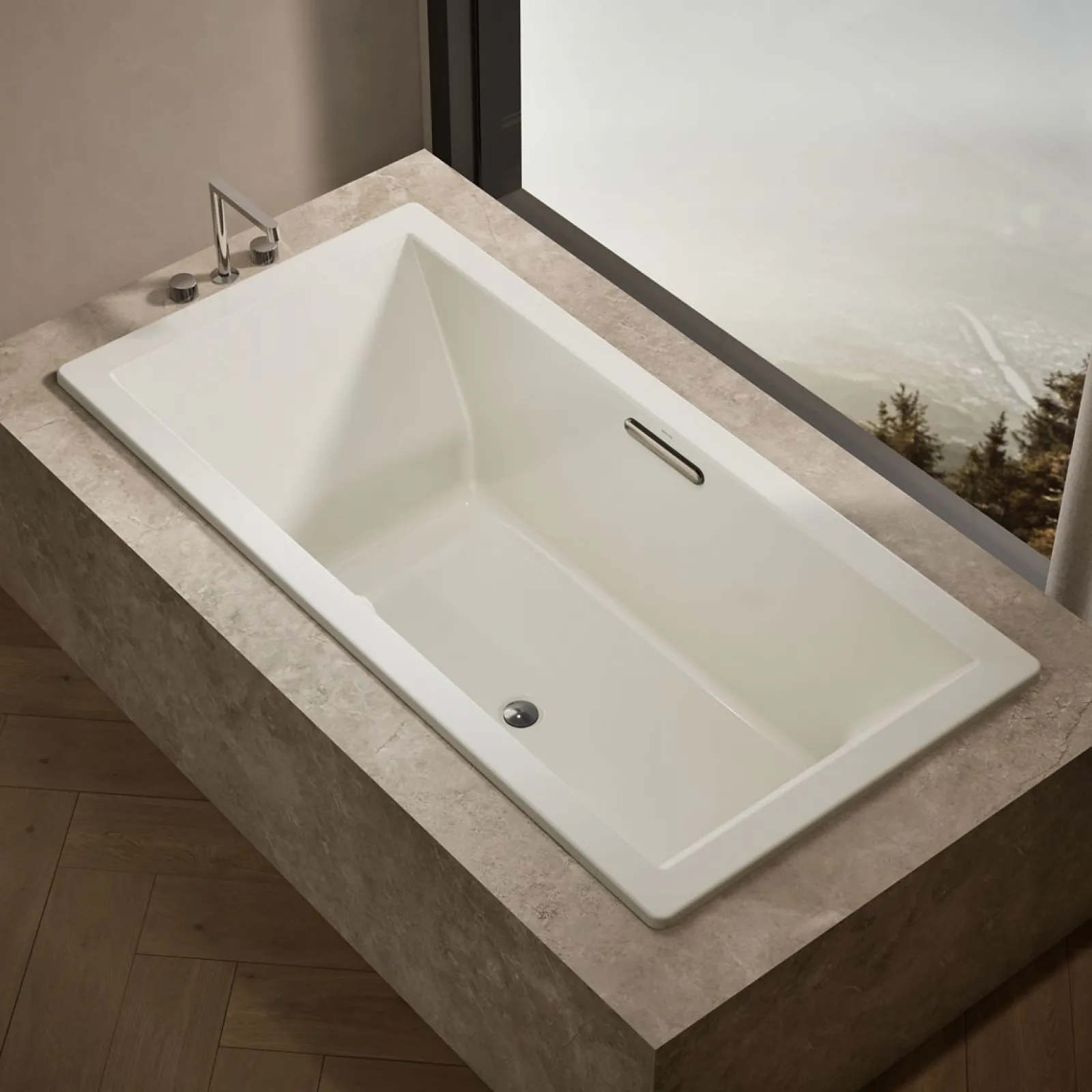 72" x 36" drop-in bath with Bask® heated surface^Kohler Discount