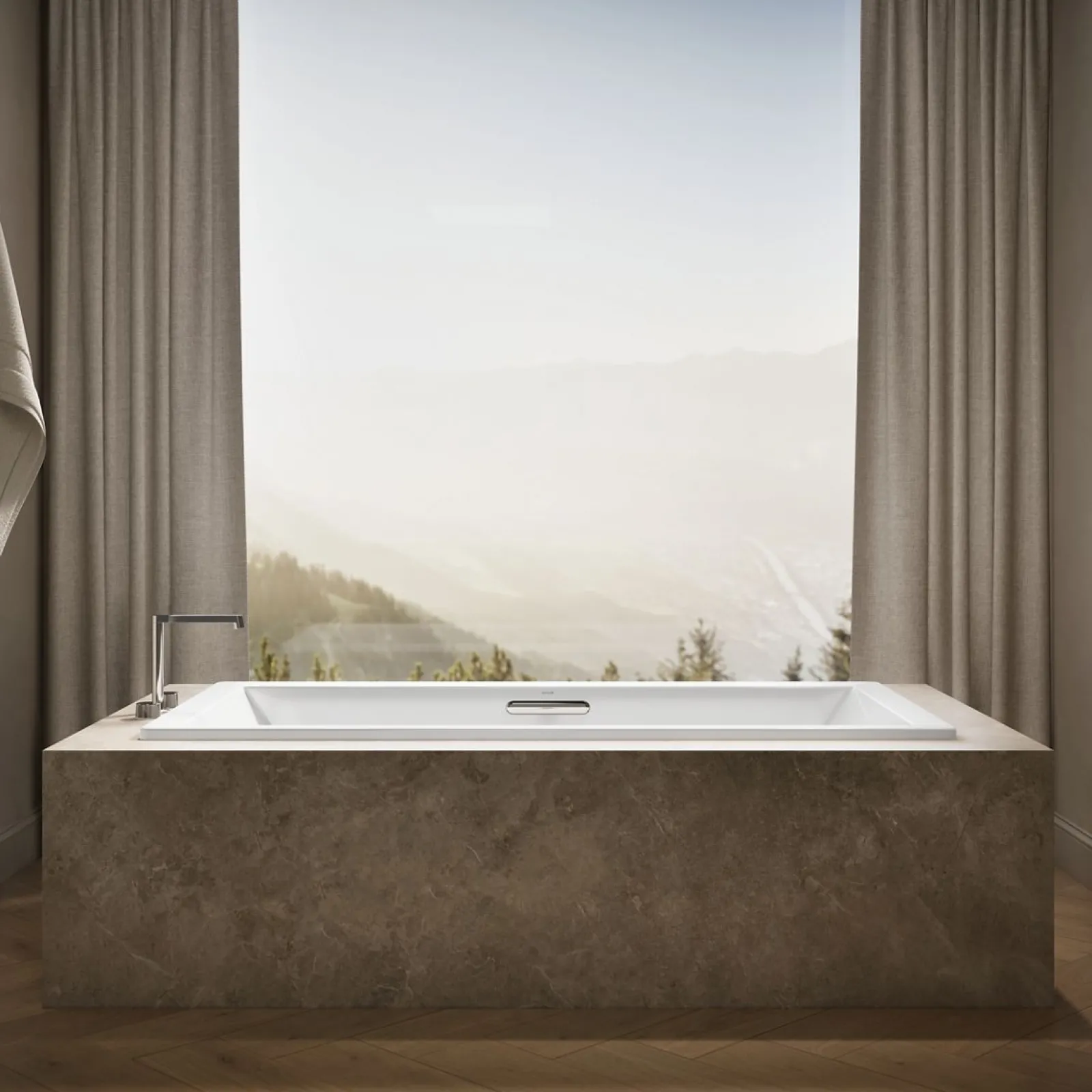 72" x 36" drop-in bath with Bask® heated surface^Kohler Discount