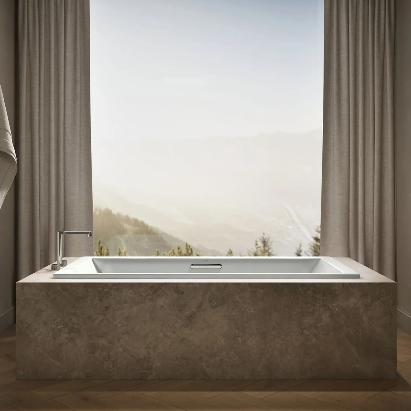 72" x 36" drop-in bath with Bask® heated surface^Kohler Discount