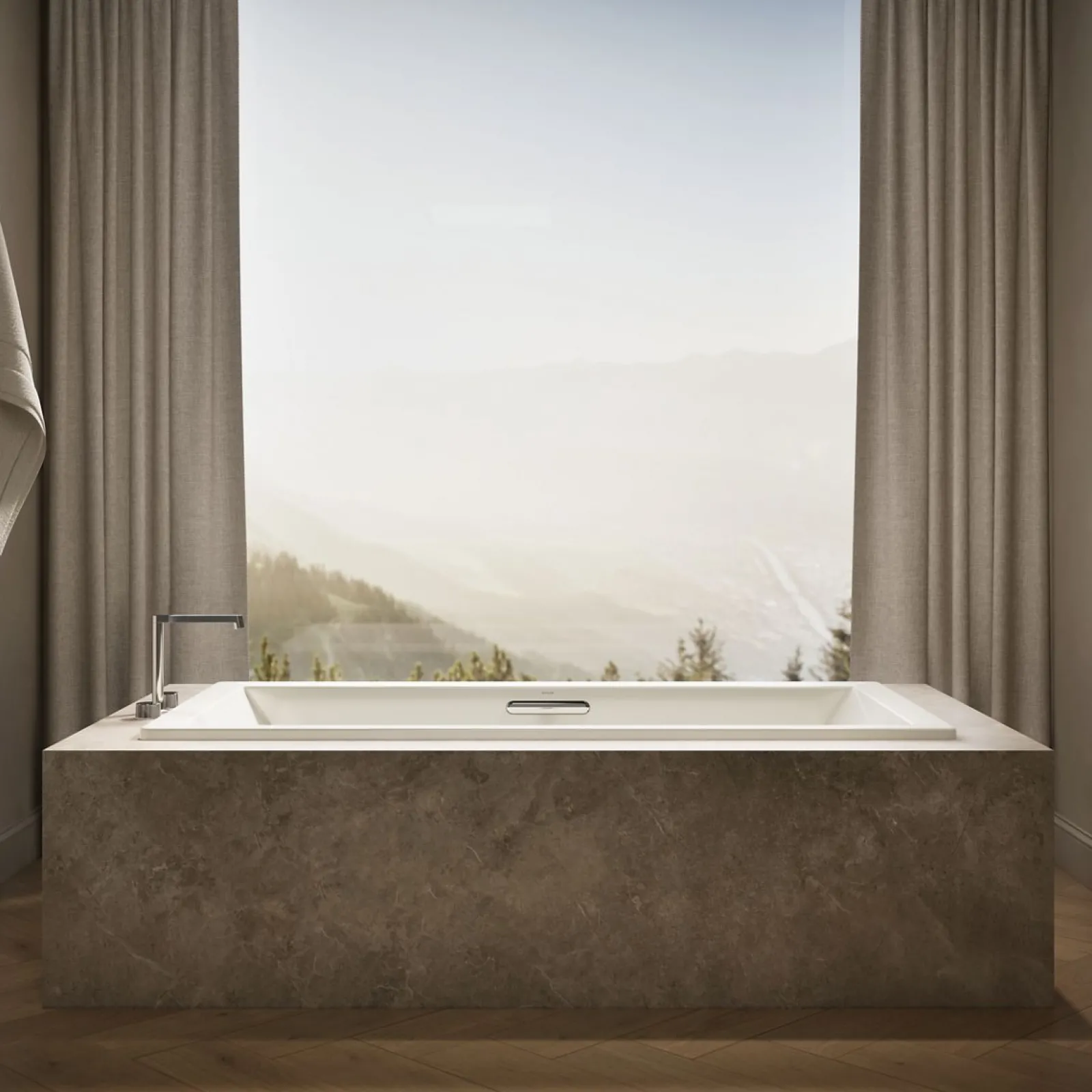 72" x 36" drop-in bath with Bask® heated surface^Kohler Discount