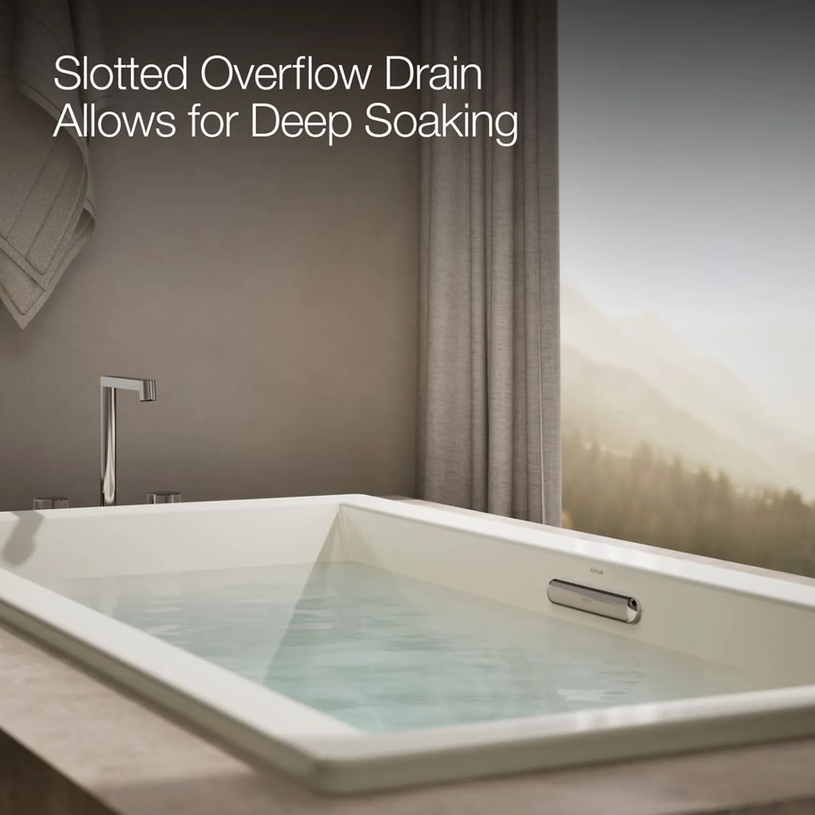 72" x 36" drop-in bath with Bask® heated surface^Kohler Discount