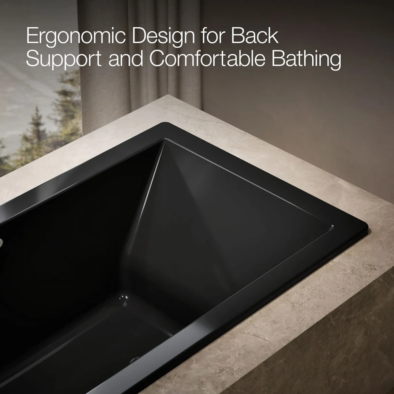 72" x 36" drop-in bath with Bask® heated surface^Kohler Discount