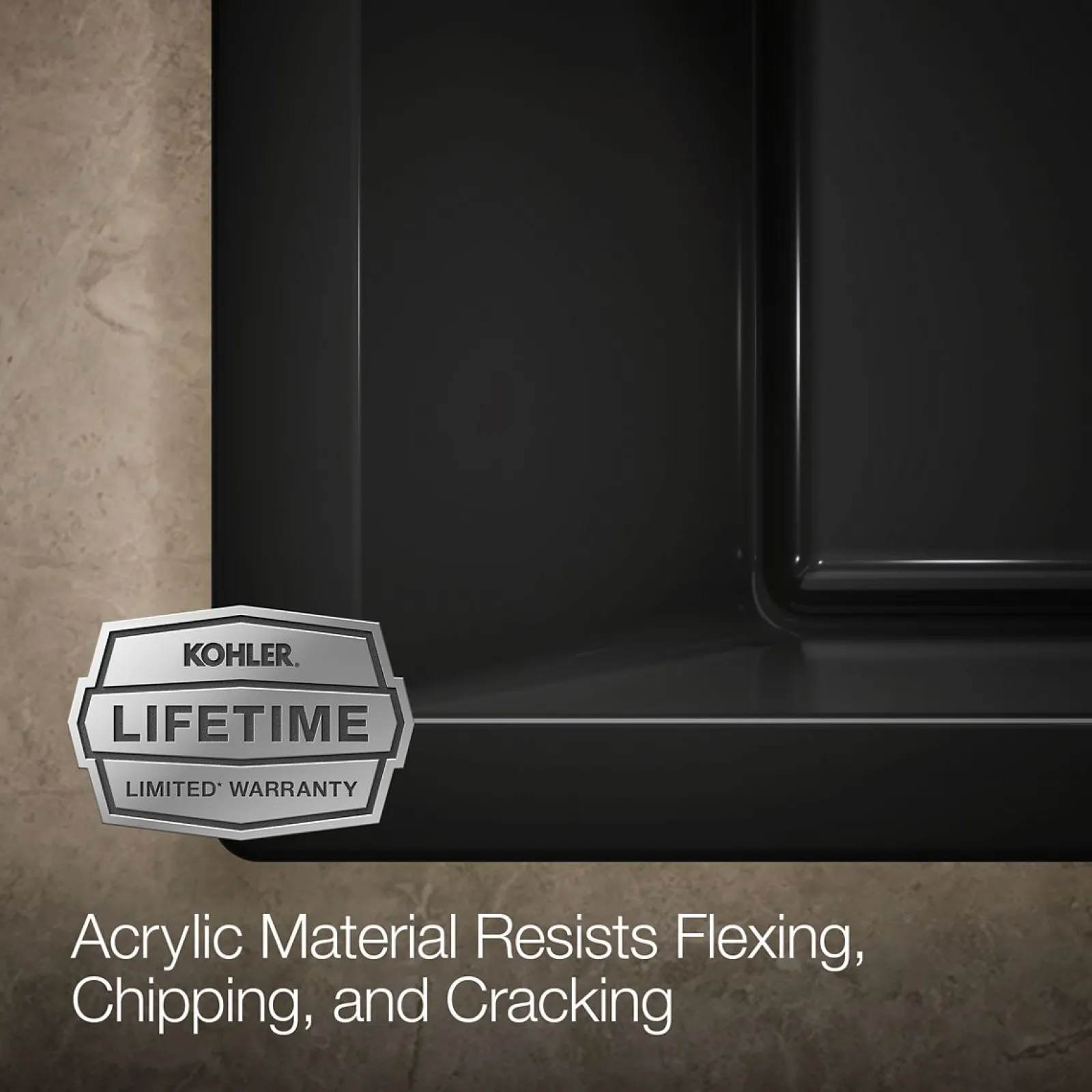 72" x 36" drop-in bath with Bask® heated surface^Kohler Discount