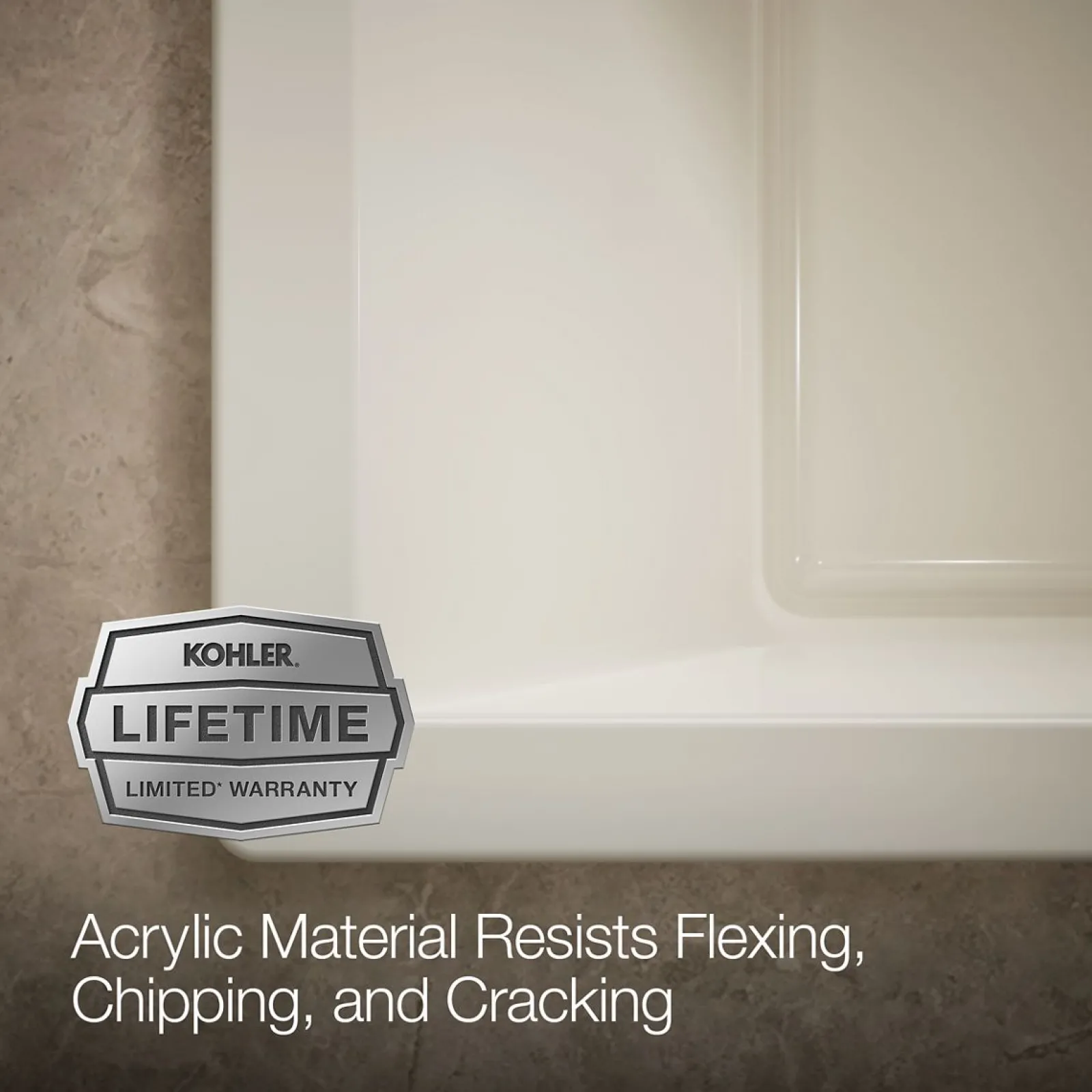 72" x 36" drop-in bath with Bask® heated surface^Kohler Discount