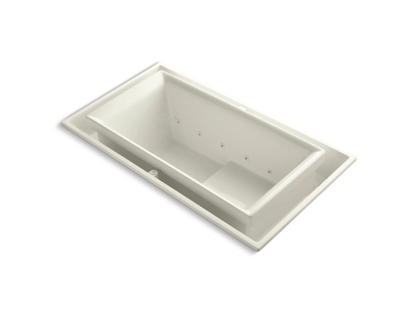 63" x 31-1/2" drop-in Effervescence bath^Kohler Hot