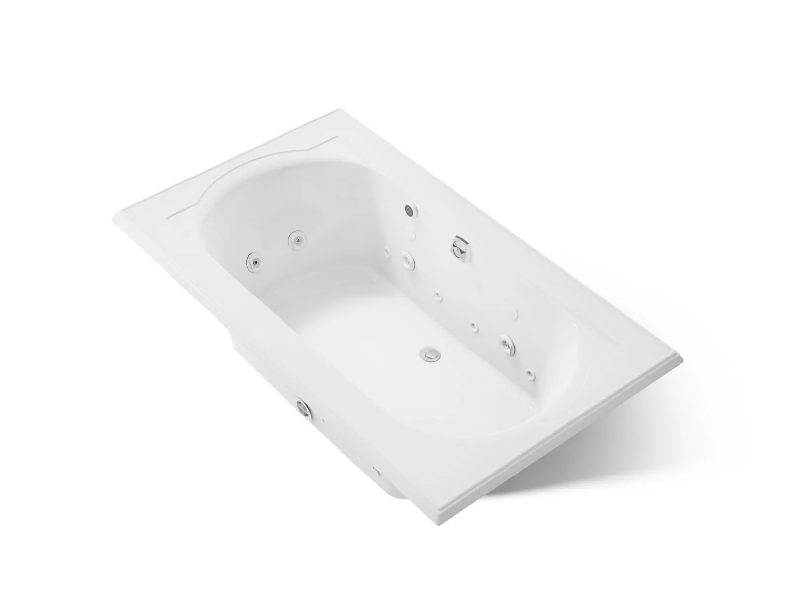 72" x 42" drop-in Effervescence whirlpool bath^Kohler Outlet