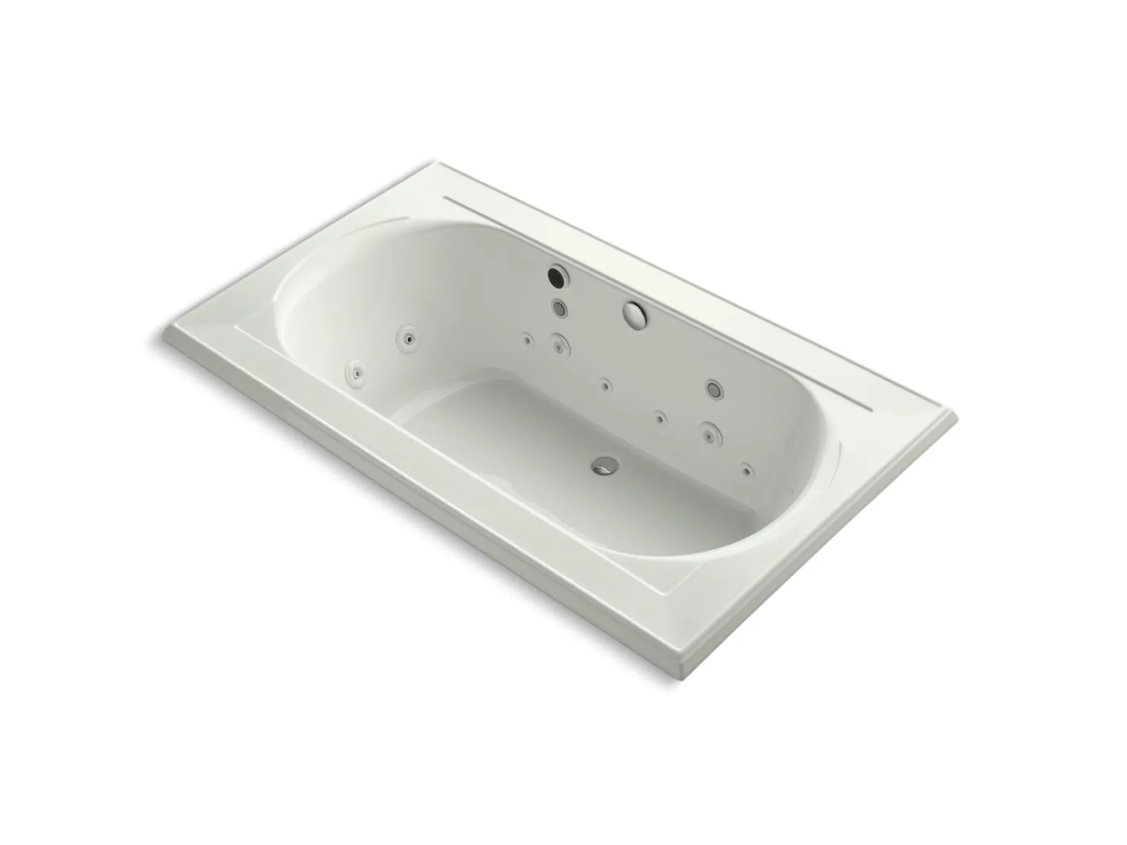 72" x 42" drop-in Effervescence whirlpool bath^Kohler Outlet
