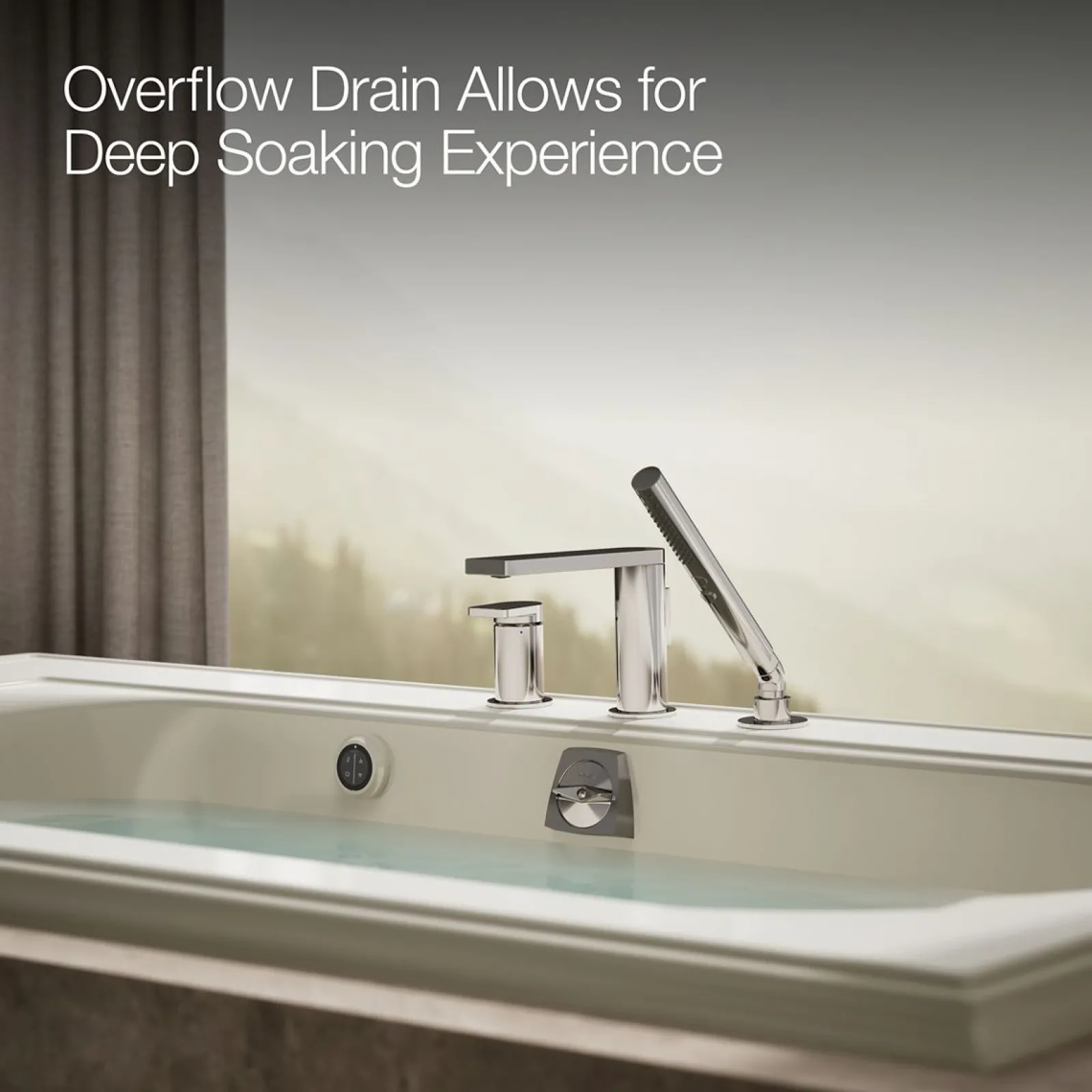 72" x 42" drop-in Effervescence whirlpool bath^Kohler Outlet