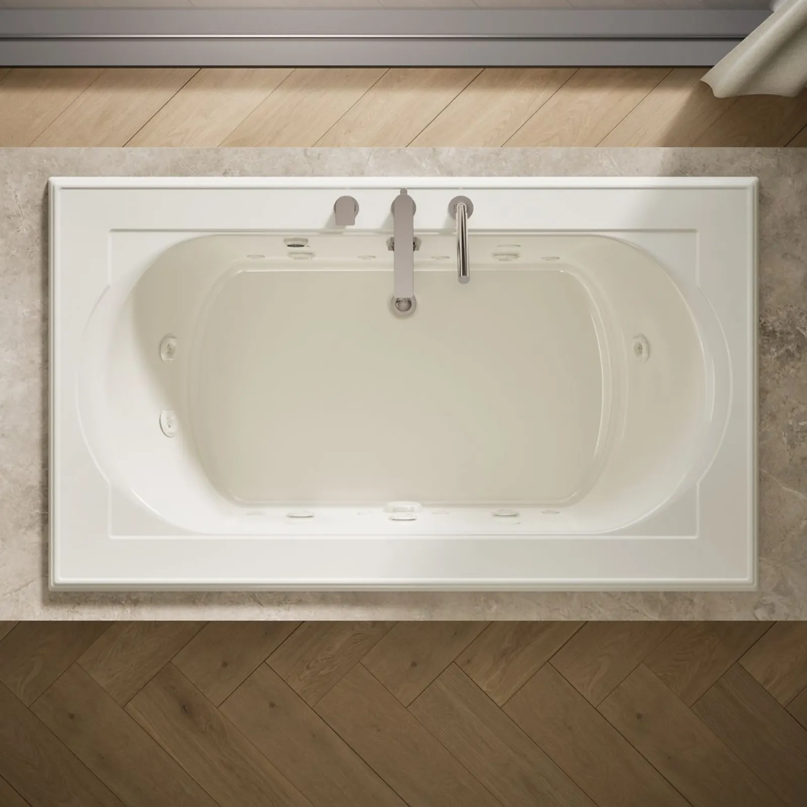 72" x 42" drop-in Effervescence whirlpool bath^Kohler Outlet
