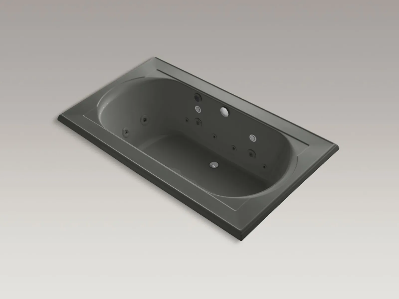 72" x 42" drop-in Effervescence whirlpool bath^Kohler Outlet