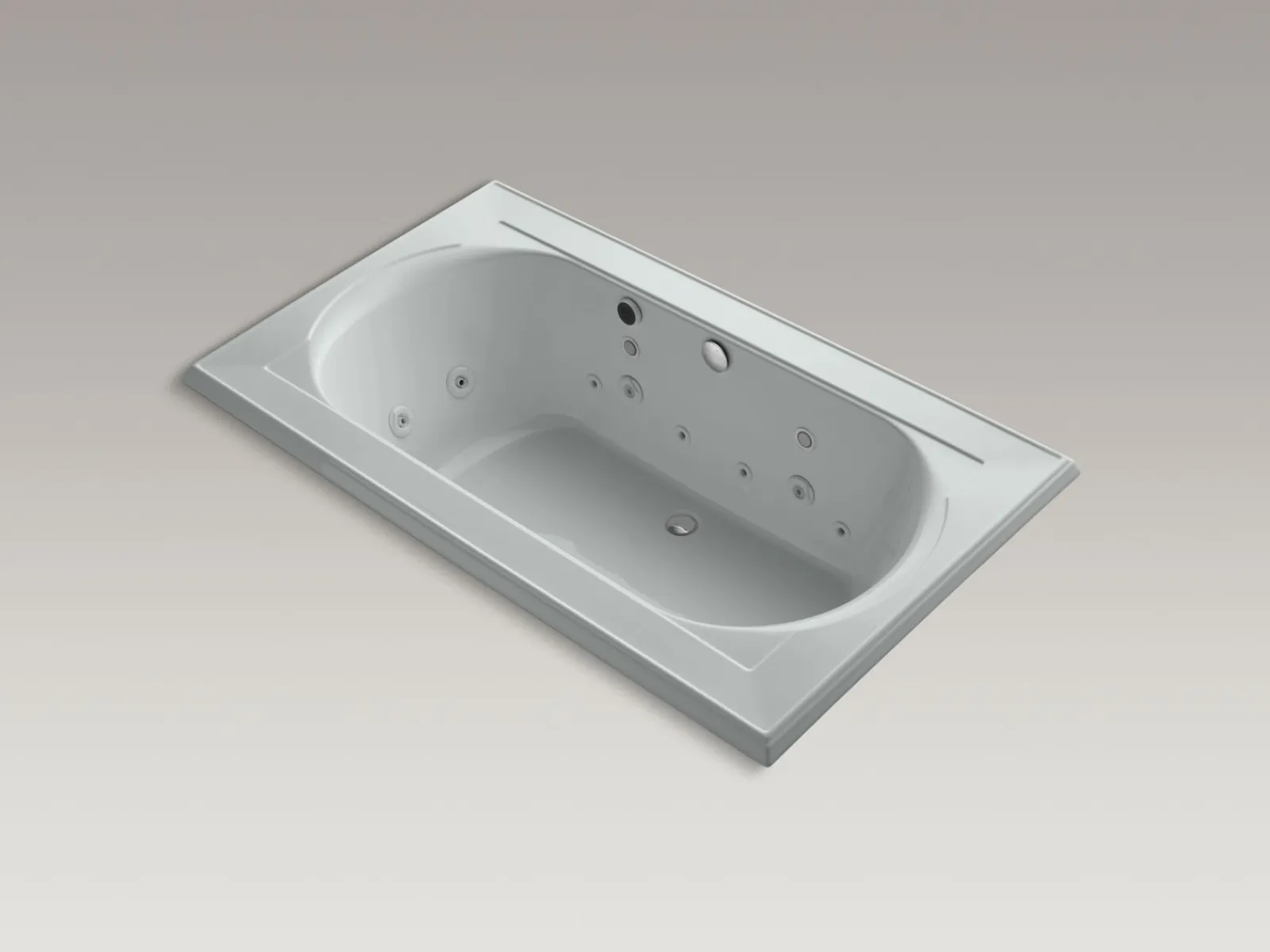 72" x 42" drop-in Effervescence whirlpool bath^Kohler Outlet