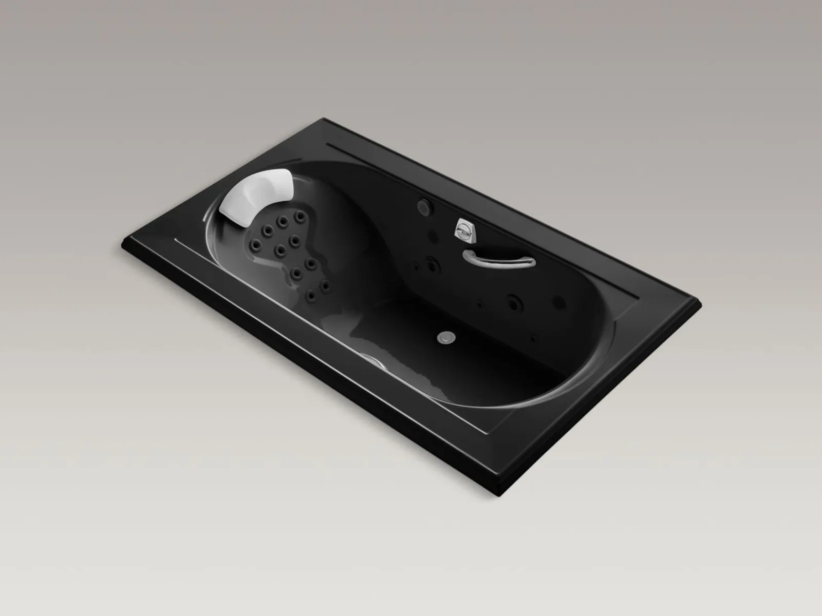 72" x 42" drop-in Effervescence whirlpool bath^Kohler Hot