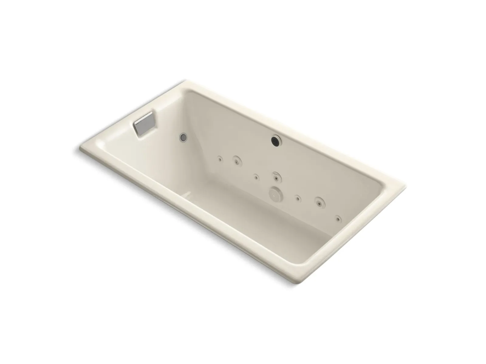66" x 36" drop-in Effervescence whirlpool bath^Kohler Hot