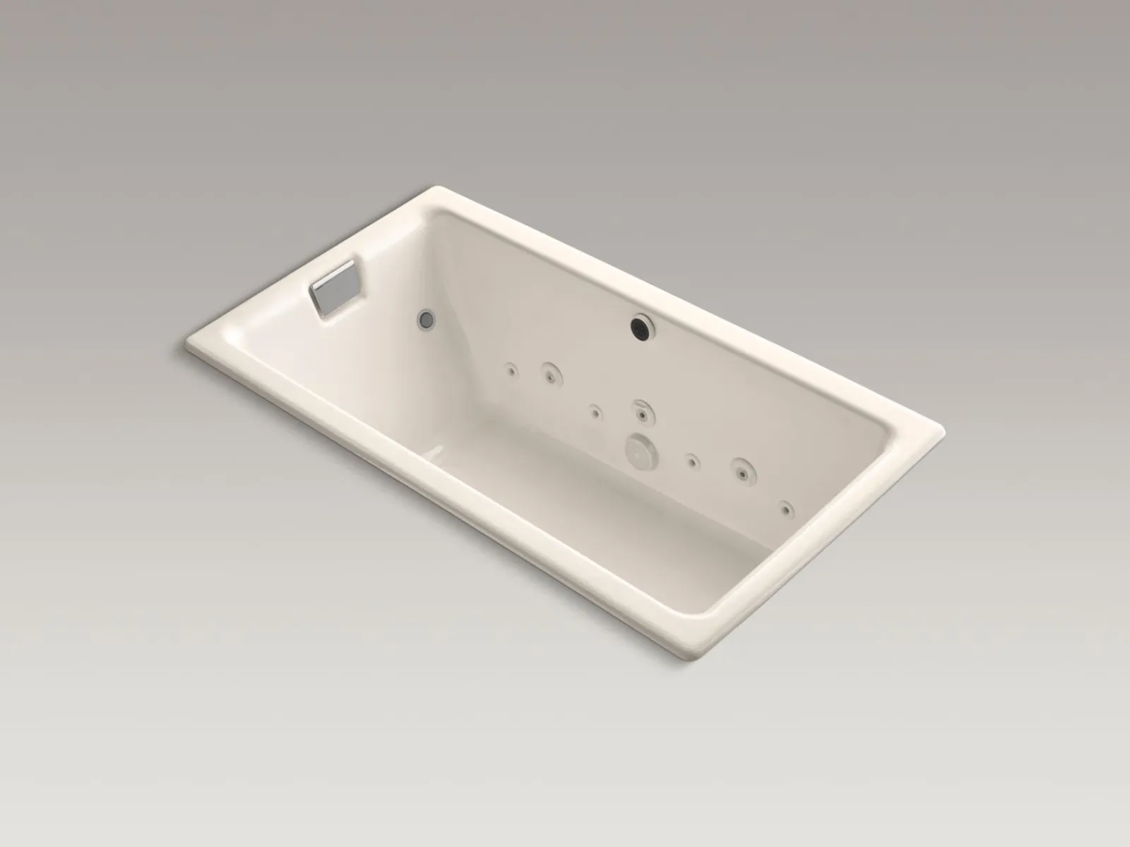 66" x 36" drop-in Effervescence whirlpool bath^Kohler Hot